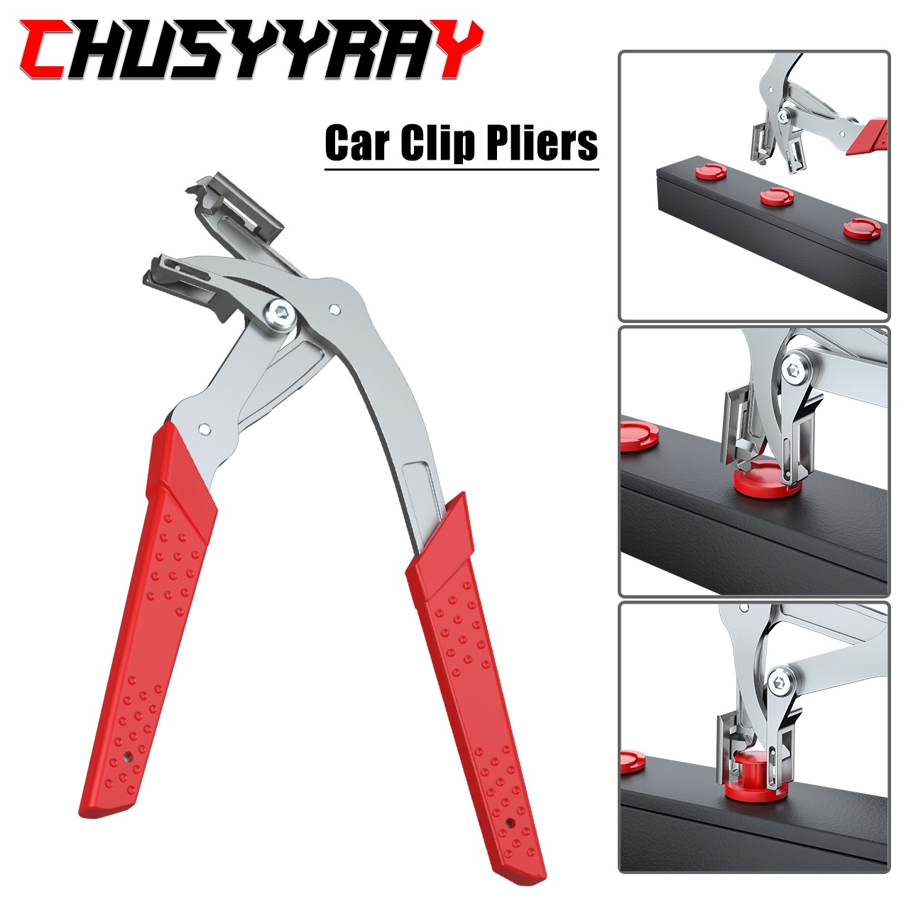 Car Clip Pliers, Panel Clip Removal Tool, Professional Auto Clip Removal Plie...
