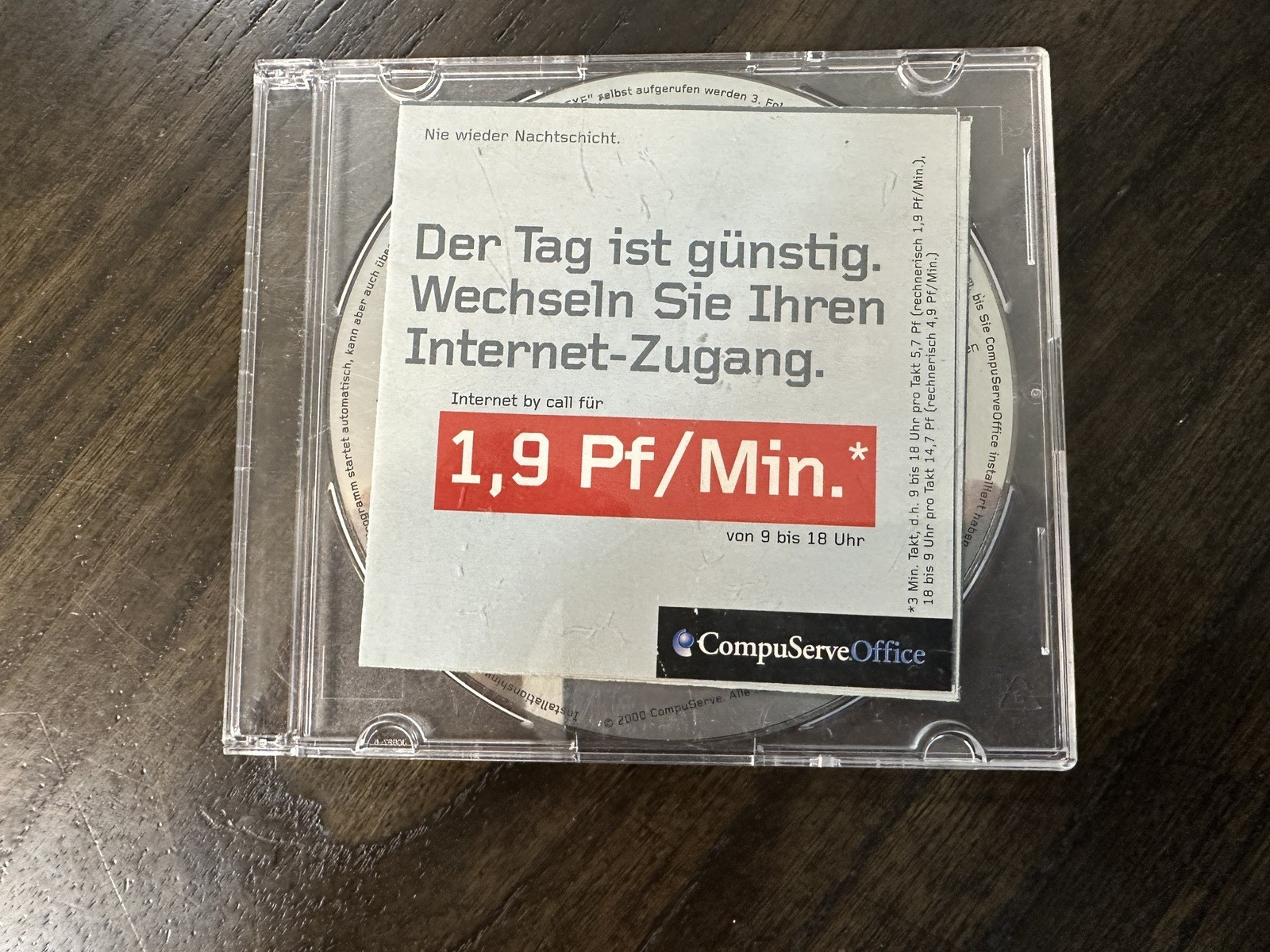 CompuServe 2000 GERMAN LANGUAGE PC Internet Software Vintage