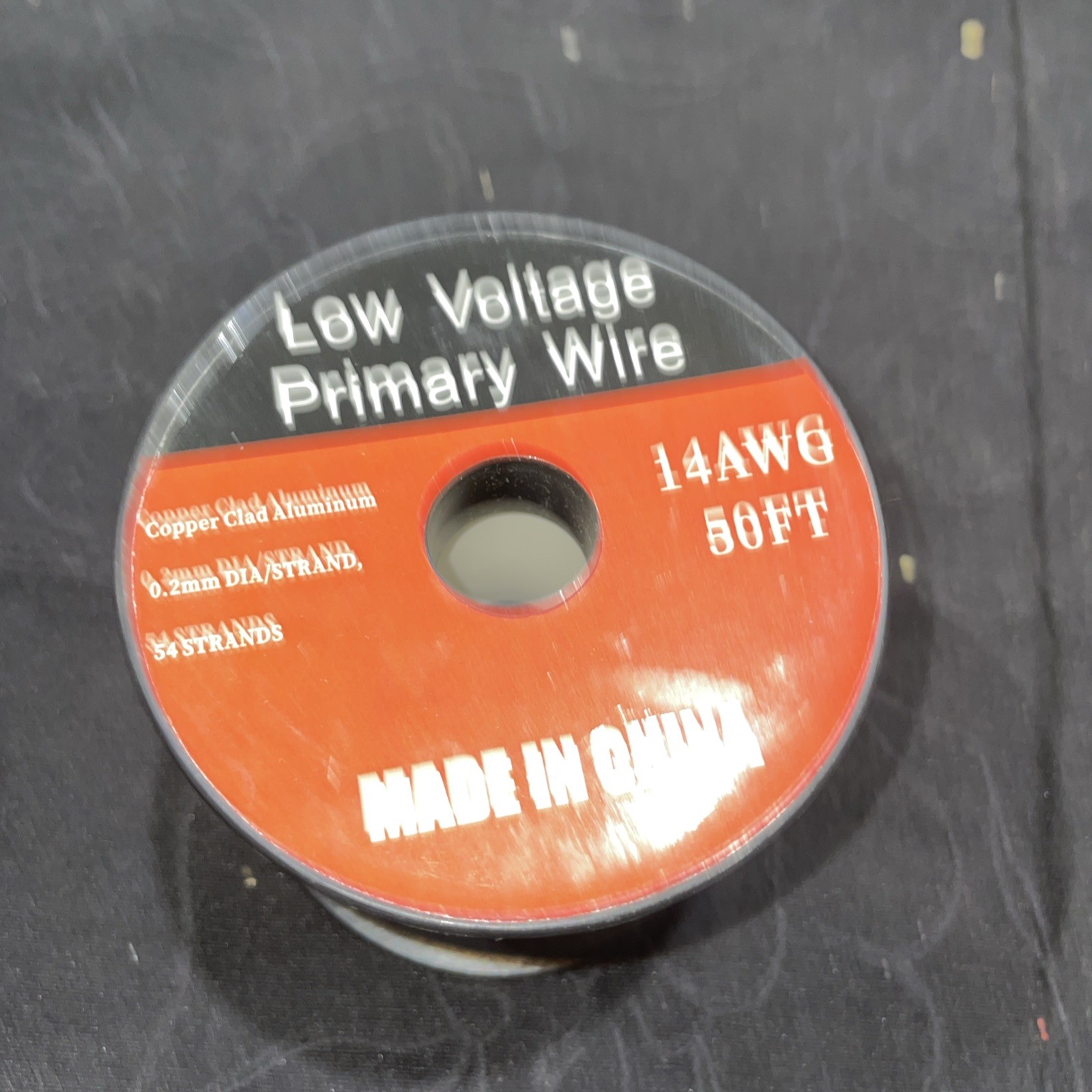 Low Voltage Primary Wire 14AWG 50FT Yellow