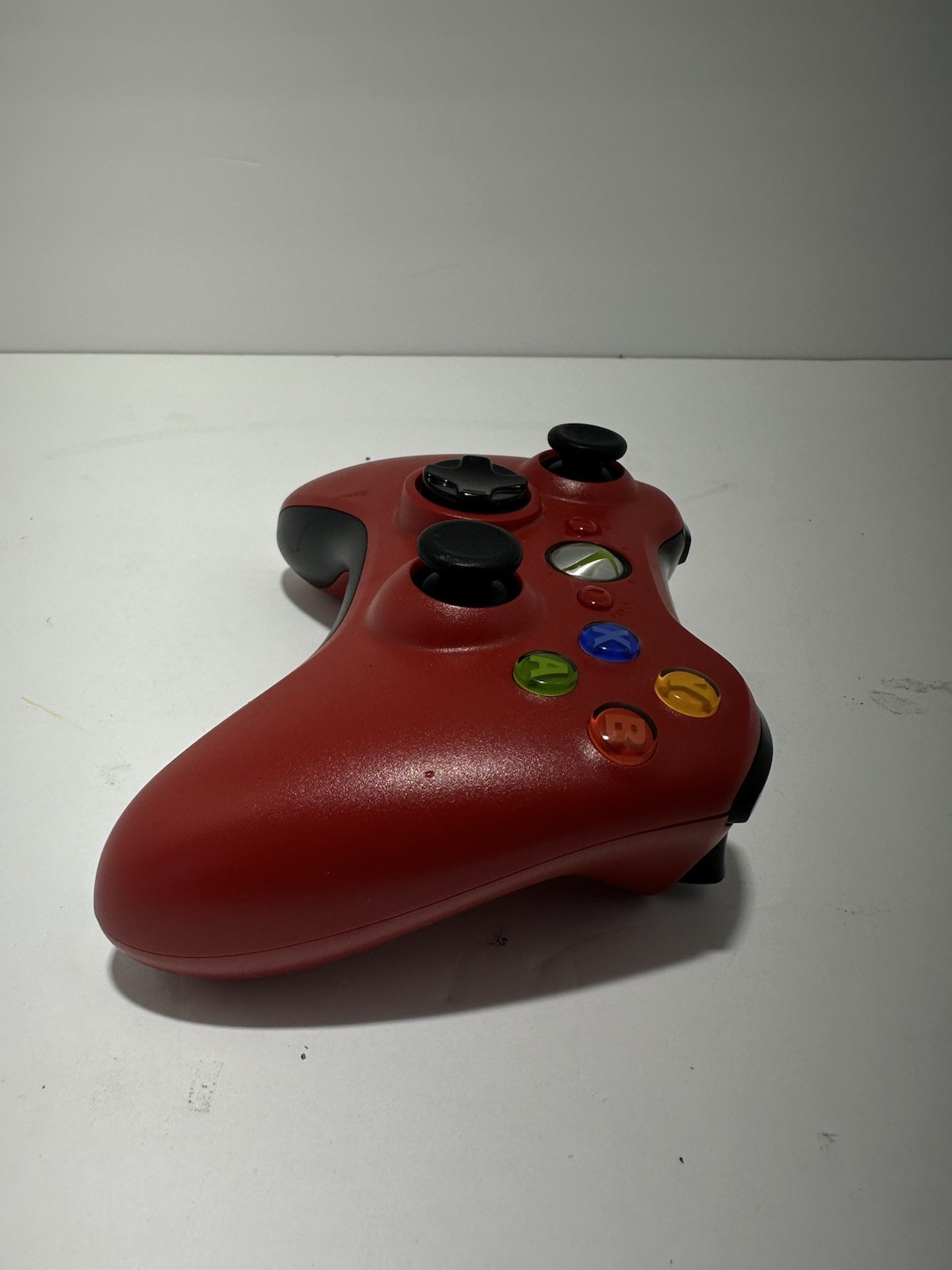 Official Microsoft Xbox 360 Red Wireless Controller! ~ Works Great! ~ Authentic!