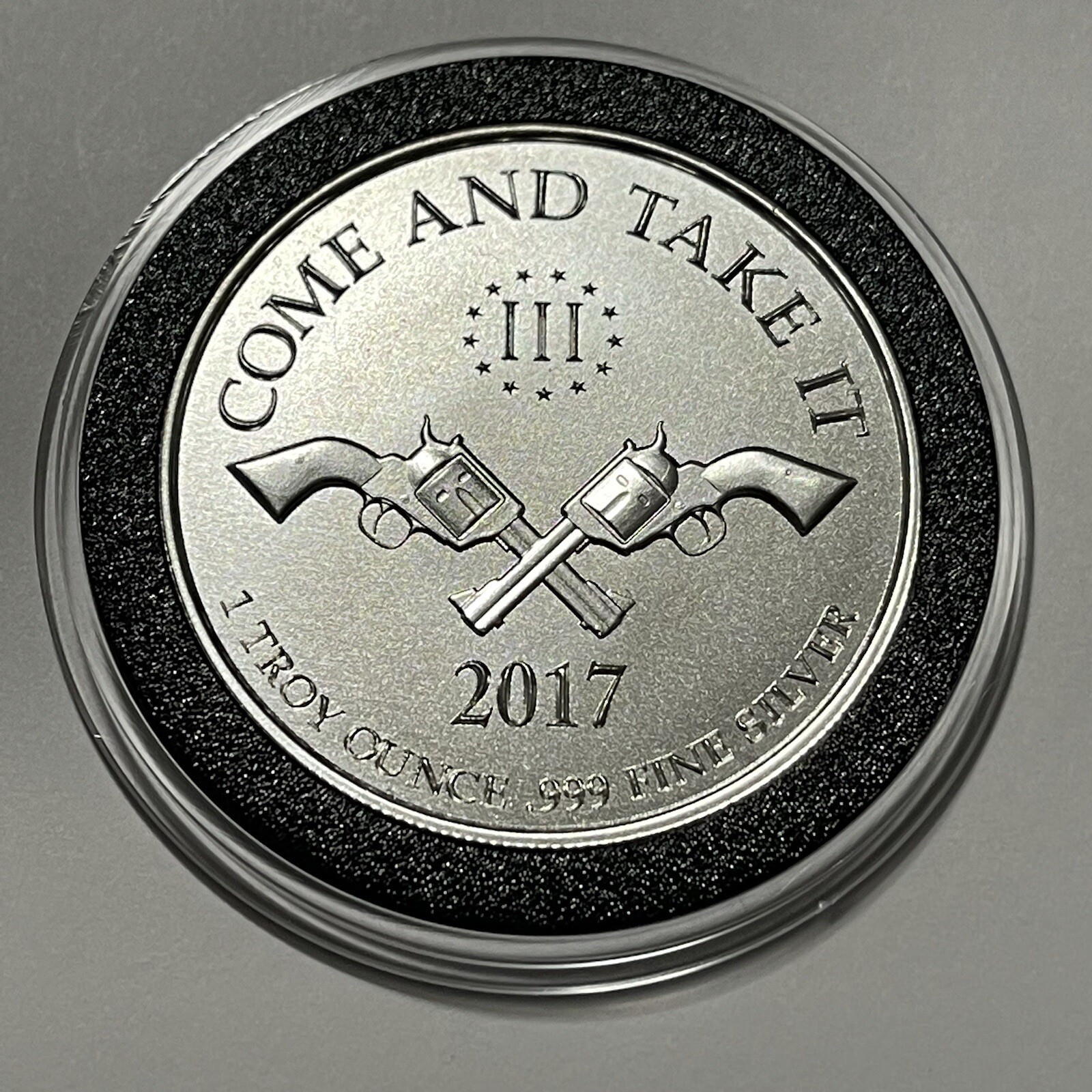 Molon Labe Come & Take It Coin Spartan Warrior 1 Troy Oz .999 Fine Silver Round