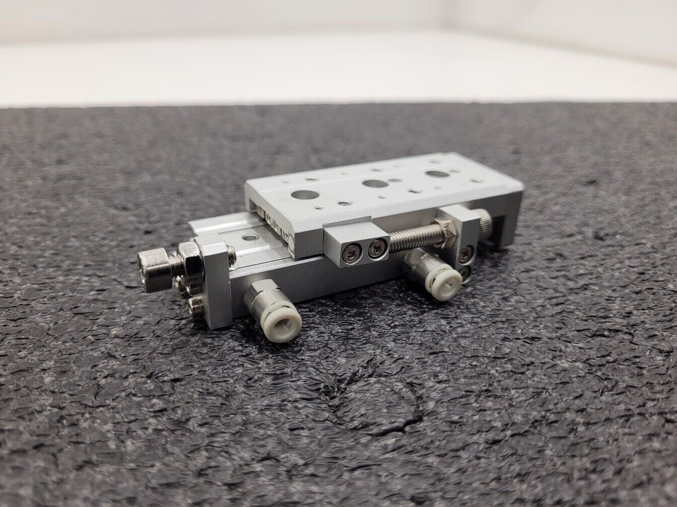 SMC MXS6-30 Pneumatic Cylinder Linear Air Slide Table Actuator w/ Stops