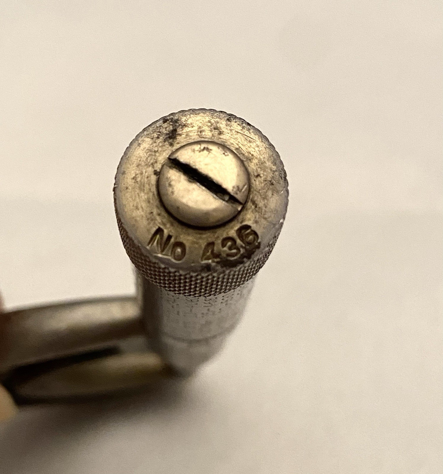 Micrometer No 436 Machinist Tool Locking Ring Starrett 9-1