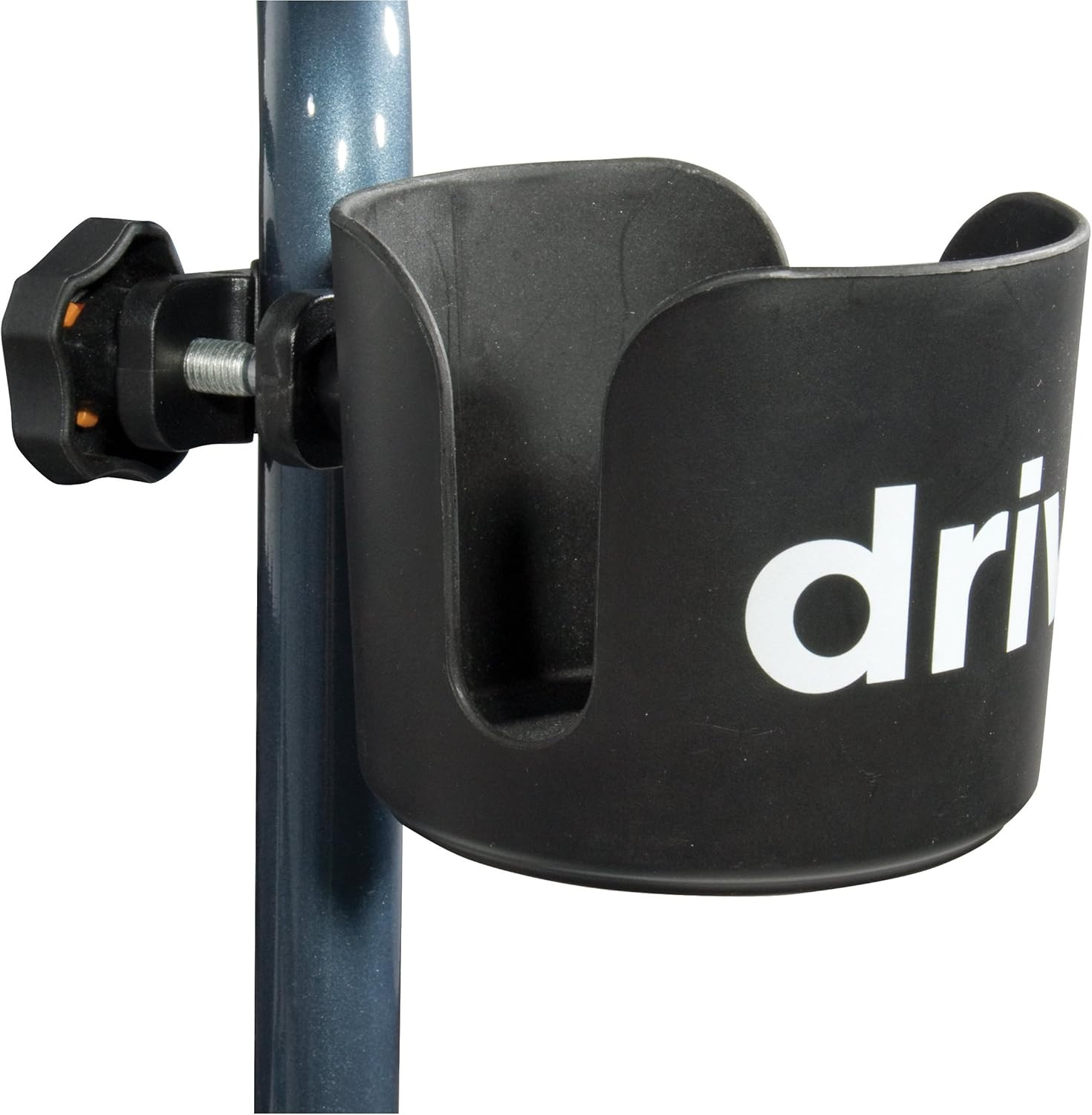 Universal Clamp-On Cup Holder for Walker, Rollator, & Wheelchair, 3.5 X 4 Inch,