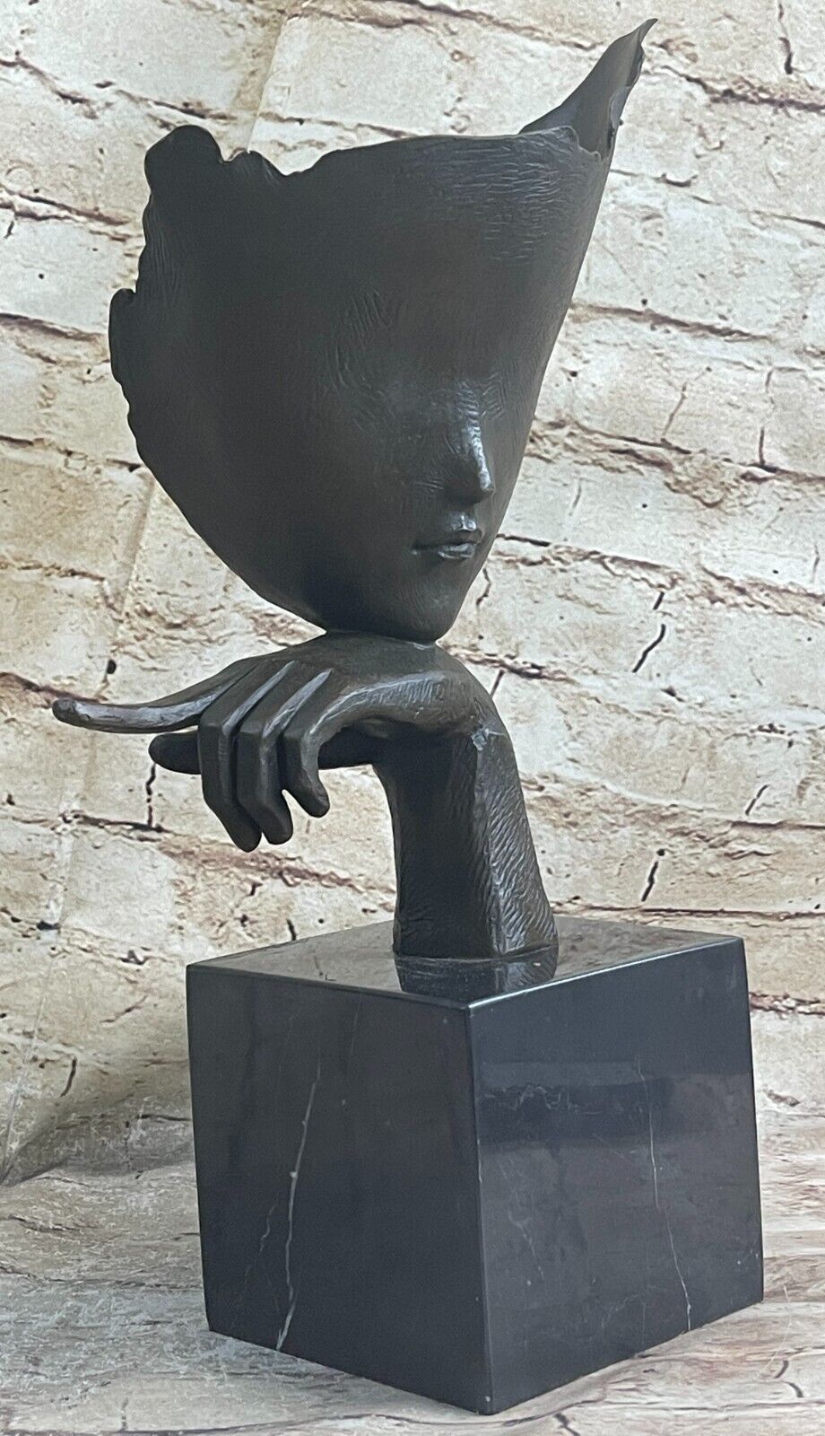 Blind Beauty Homage to Mavchi Amazing Surrealism Artist Bronze Sculpture Sale
