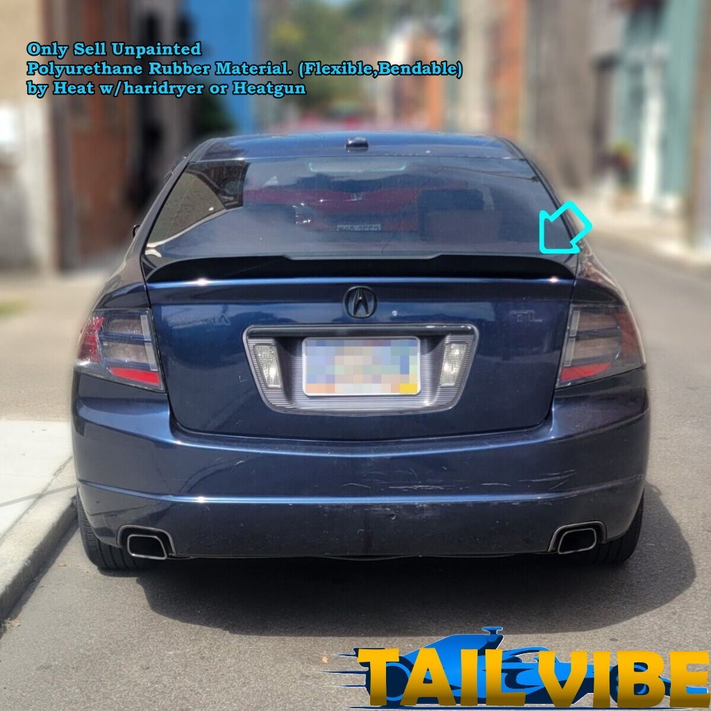 Acura TL 2004-2008 Sedan Fits Rear Trunk Duckbill Spoiler Wing TailVibe 522EC