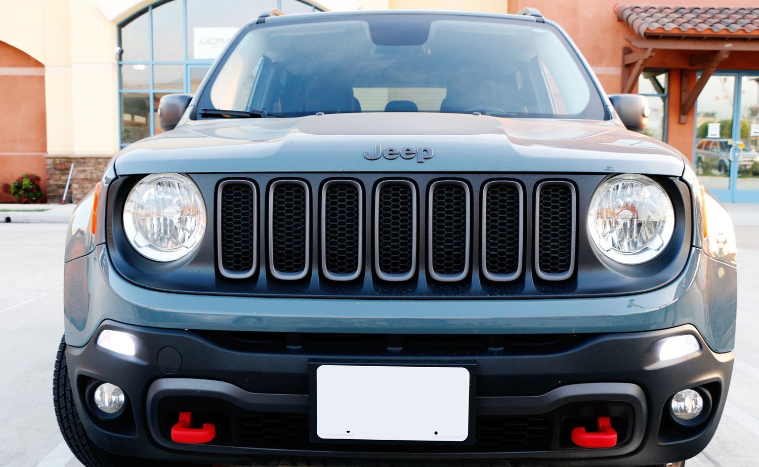 (2) 6500K White LED Daytime Running Light Bulbs For 2015-2019 Jeep Renegade