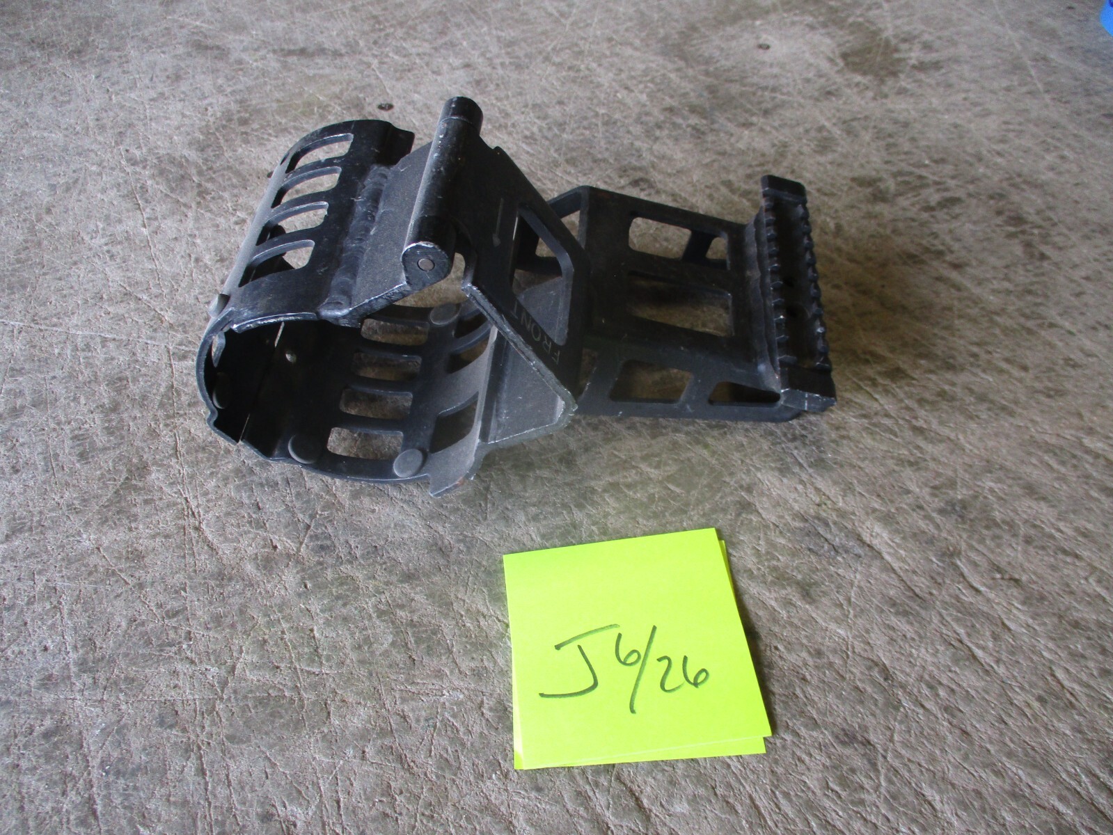 Used Optics Rail, Clamp On, for AT-4 Anti-Material Projector, Missing Parts