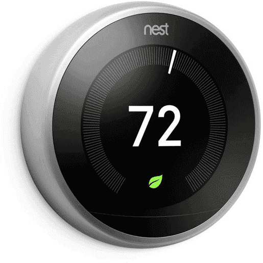 Google Nest 3rd Generation Learning Thermostat Stainless Steel- REPLACEMENT PART