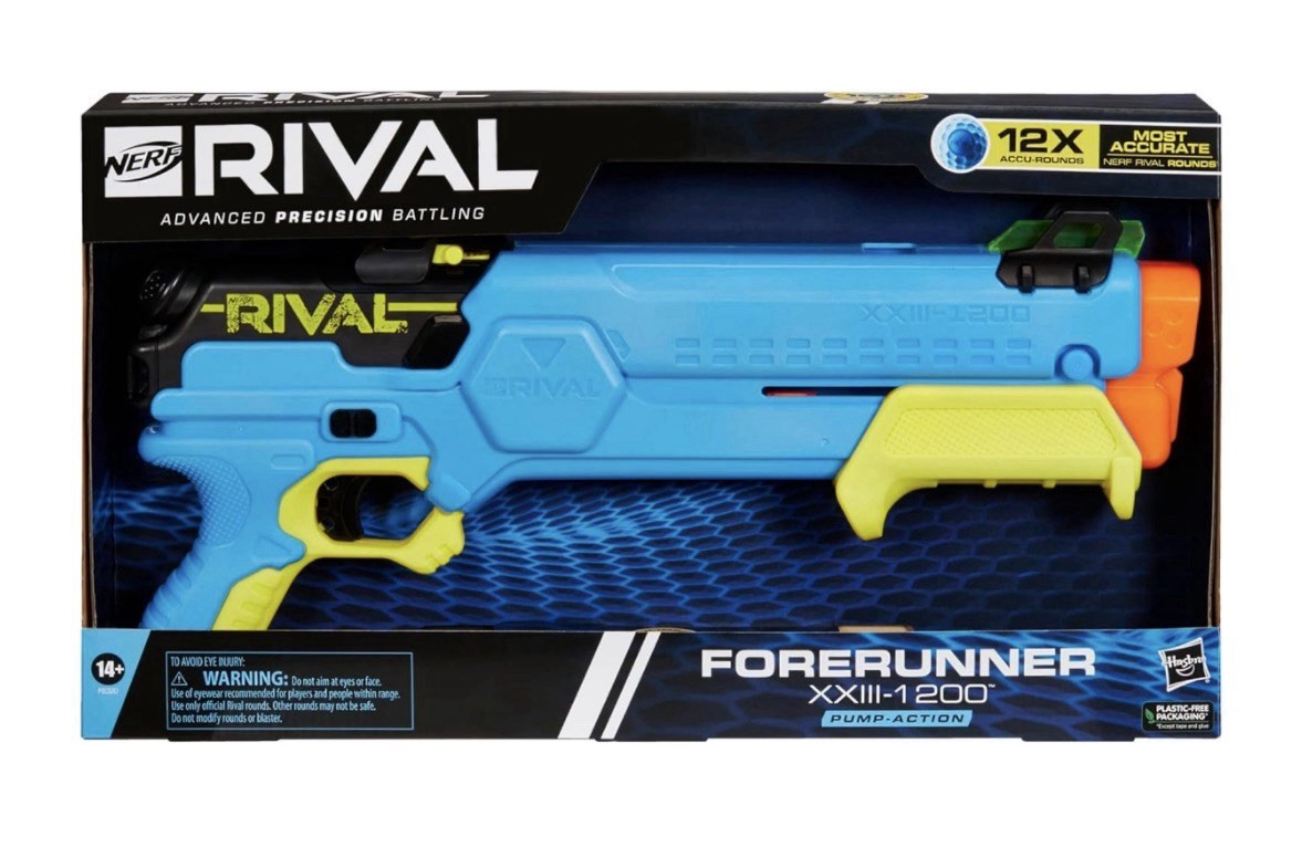 NERF Rival Forerunner XXIII-1200 Pump-Action Blaster, NEW