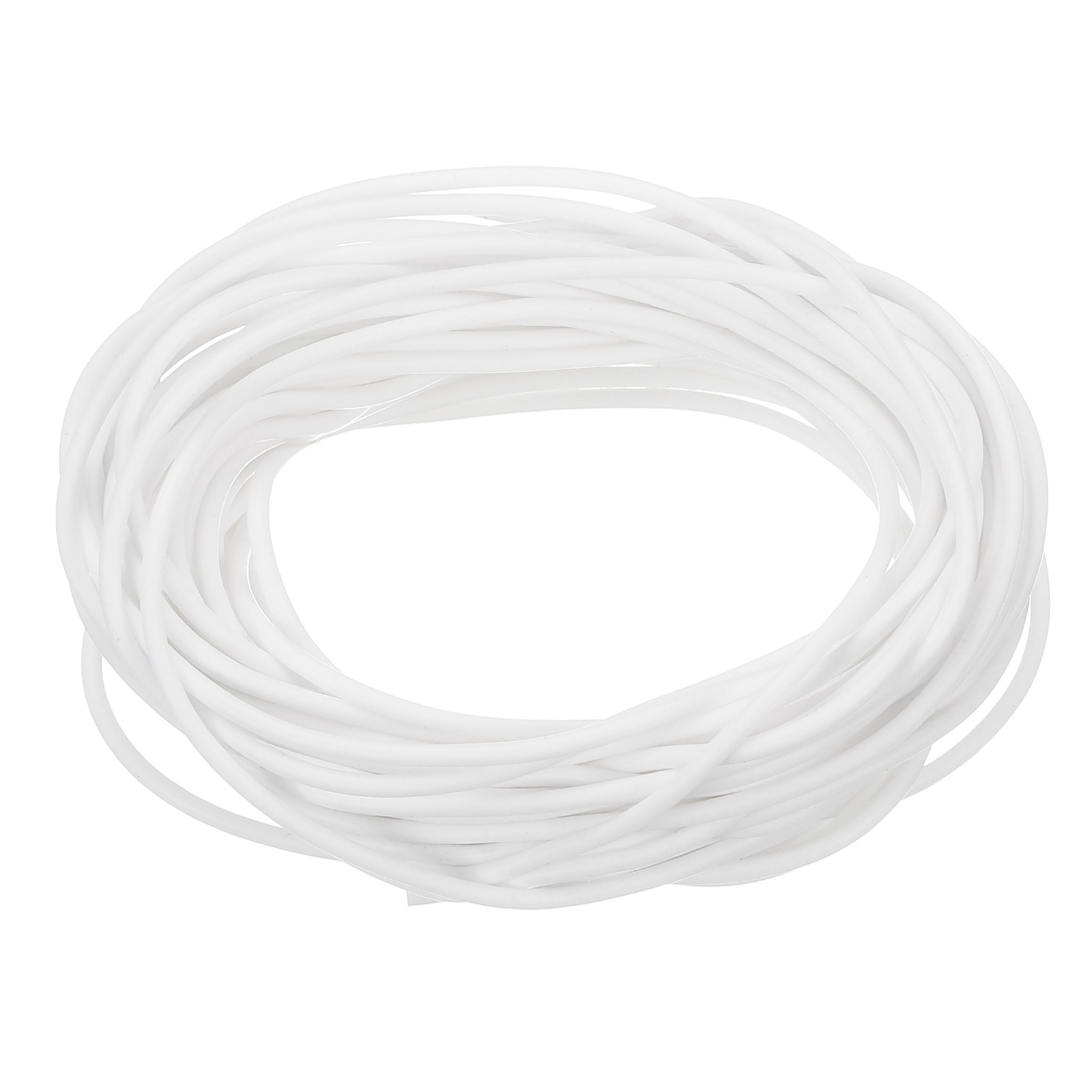 Silicone Foam Seal Strip 1.8mm(0.07") Dia 8 Meters(26.25Ft) Long White