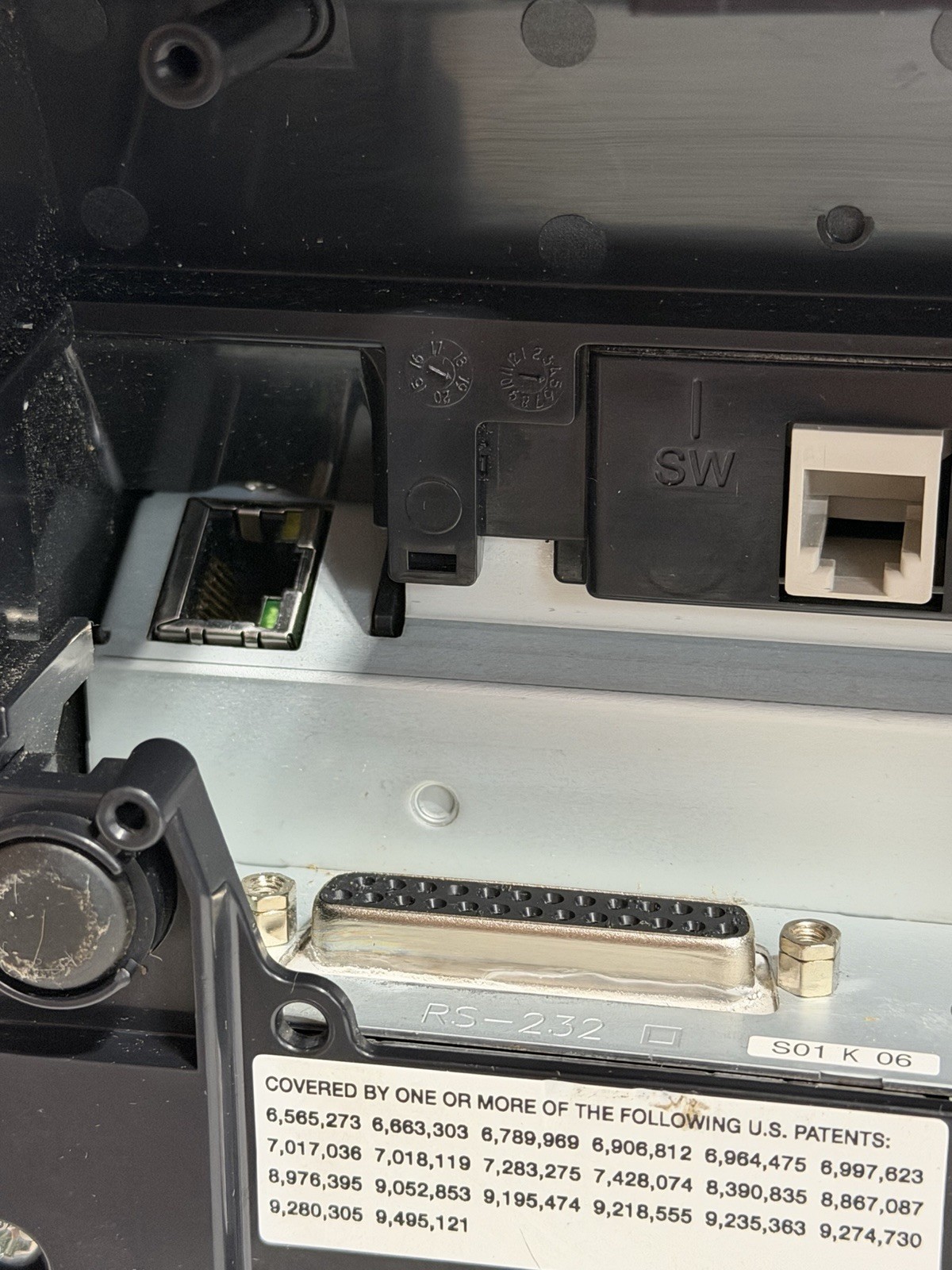 EPSON TM-T88VI Thermal POS receipt printer Ethernet USB Serial M338A Power Cord