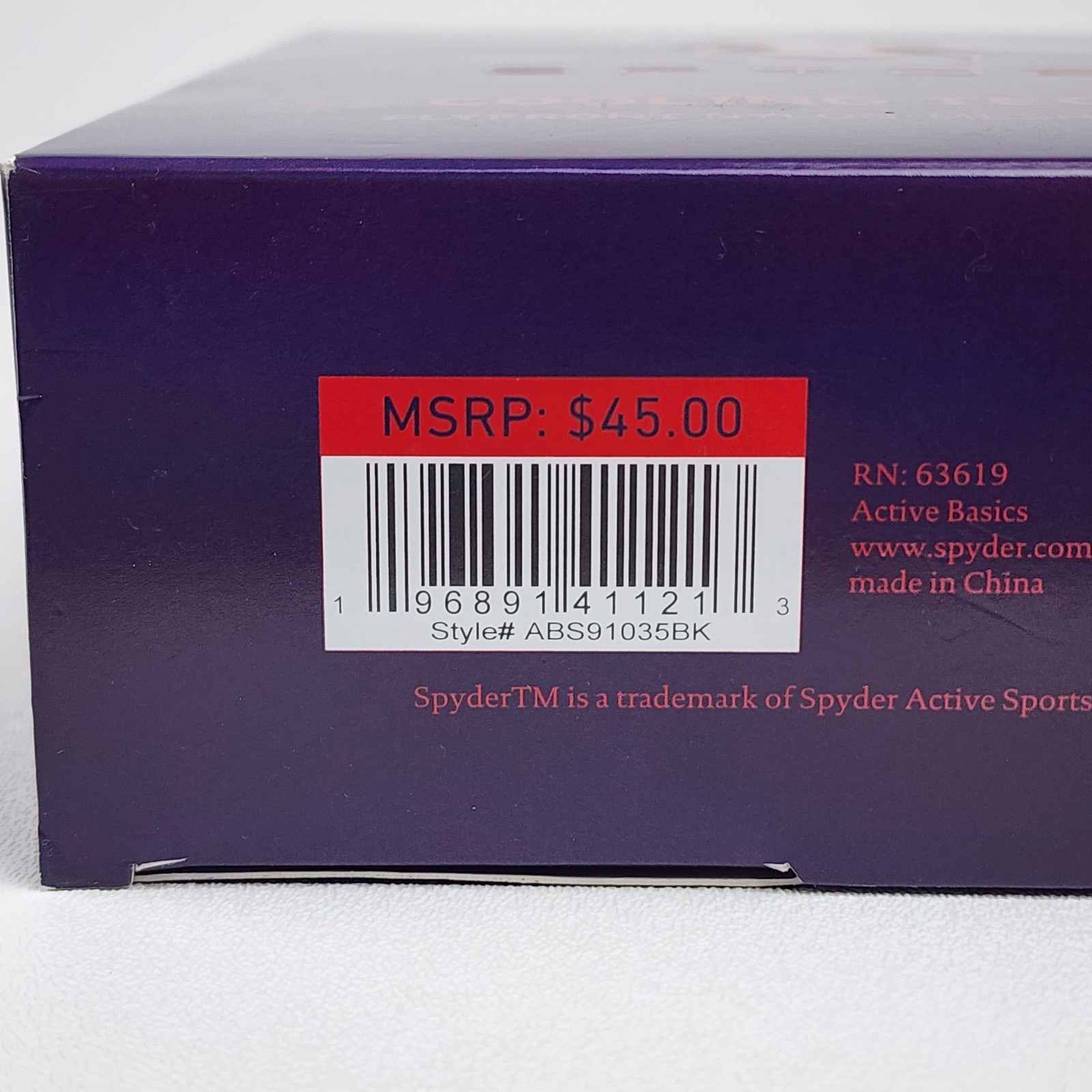 Spyder Men’s Boxer Briefs New 4 Pack Fly Front Nylon Mesh Cooling Technology