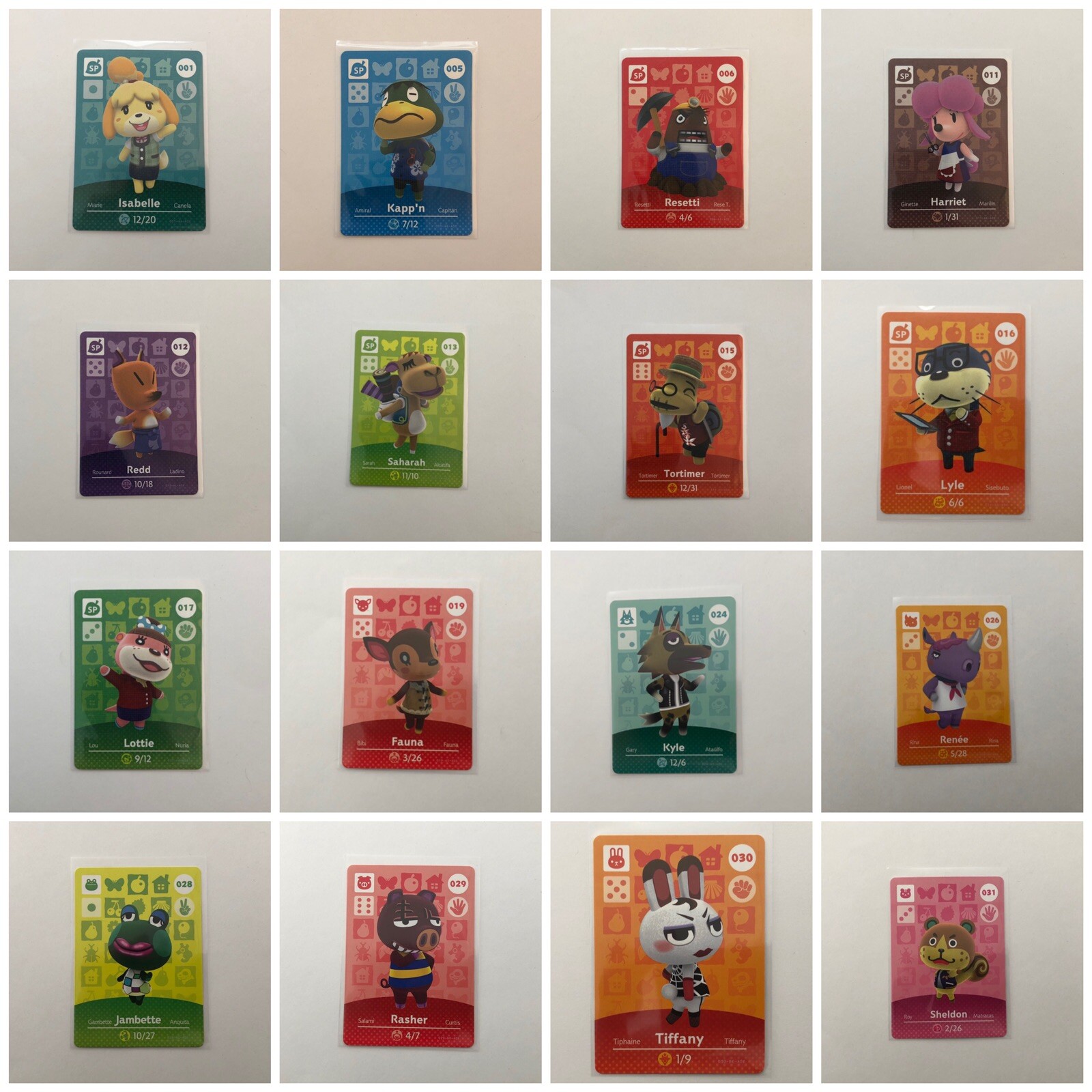 Animal Crossing Amiibo Cards SERIES 1 Unscanned [US Version] New Horizons ACNH