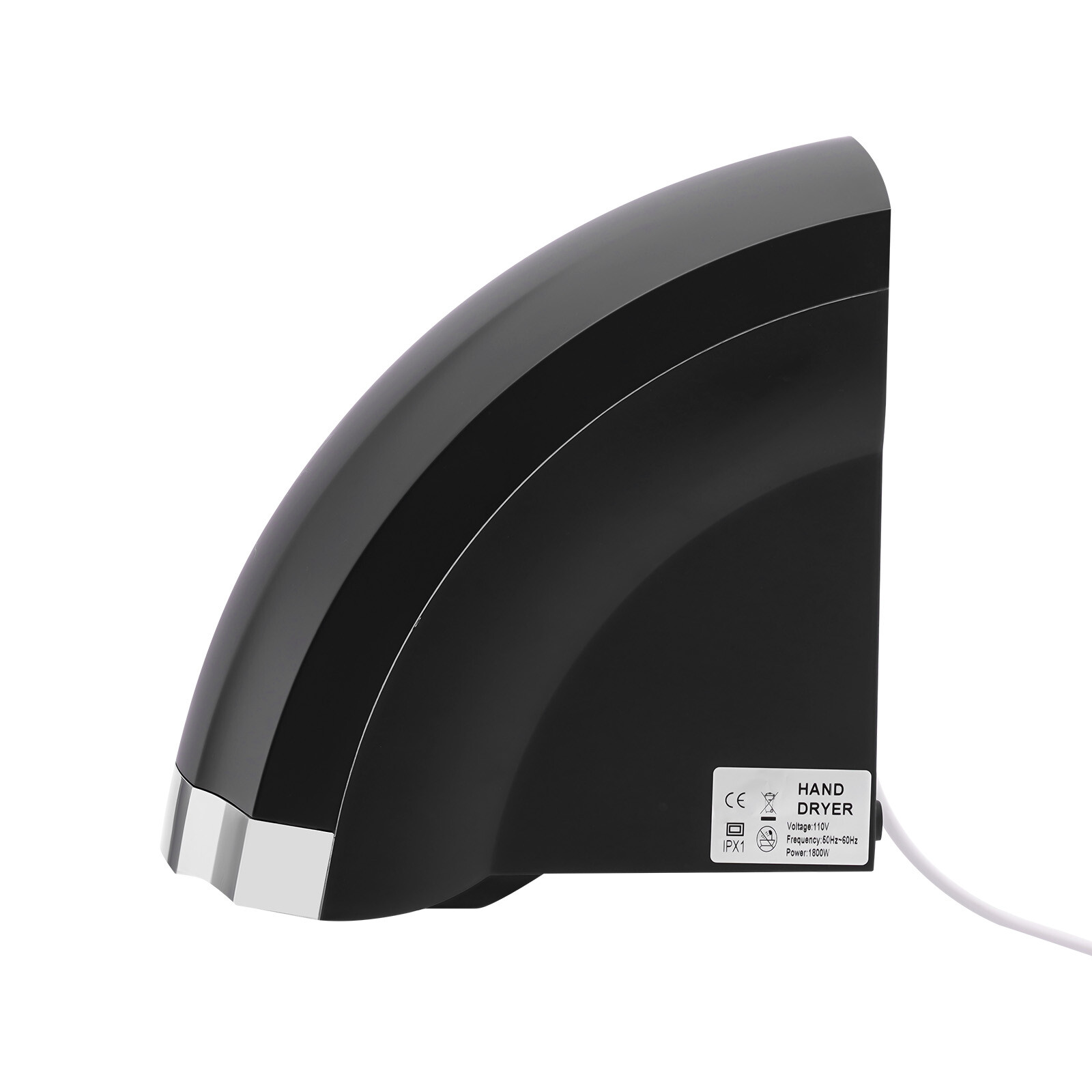 1800W Wall-mounted Hand Dryer Commercial Household Automatic High Speed ABS IPX1