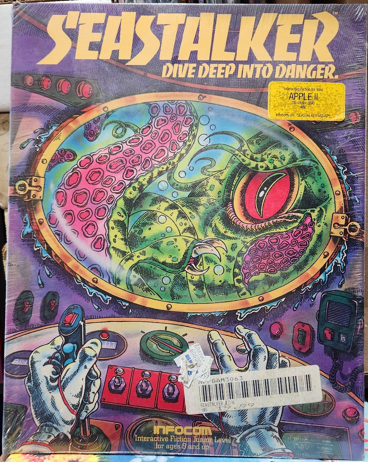 Apple II - SEASTALKER - INFOCOM - 1984 -SEALED in original shrink Wrap