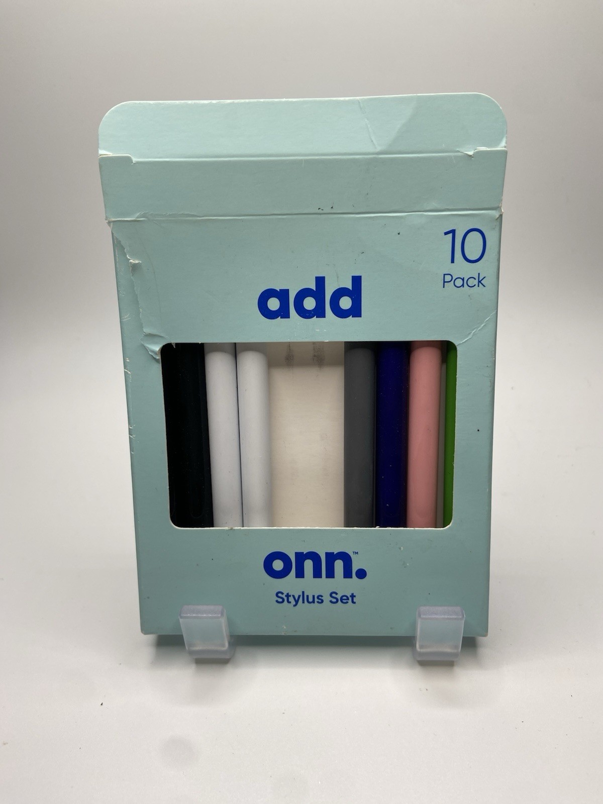 onn Stylus Set 10 Pack Multicolor Universal Anti-Scratch Lightweight Ergonomic