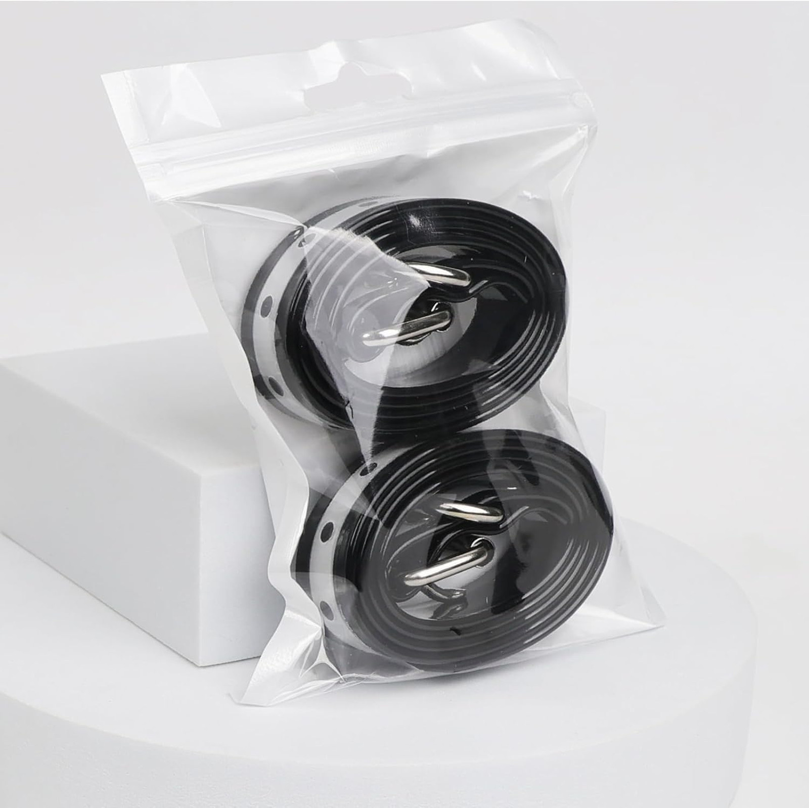Shock Collar Replacement Strap TPU 2 Pack, Waterproof Reflective D-Ring