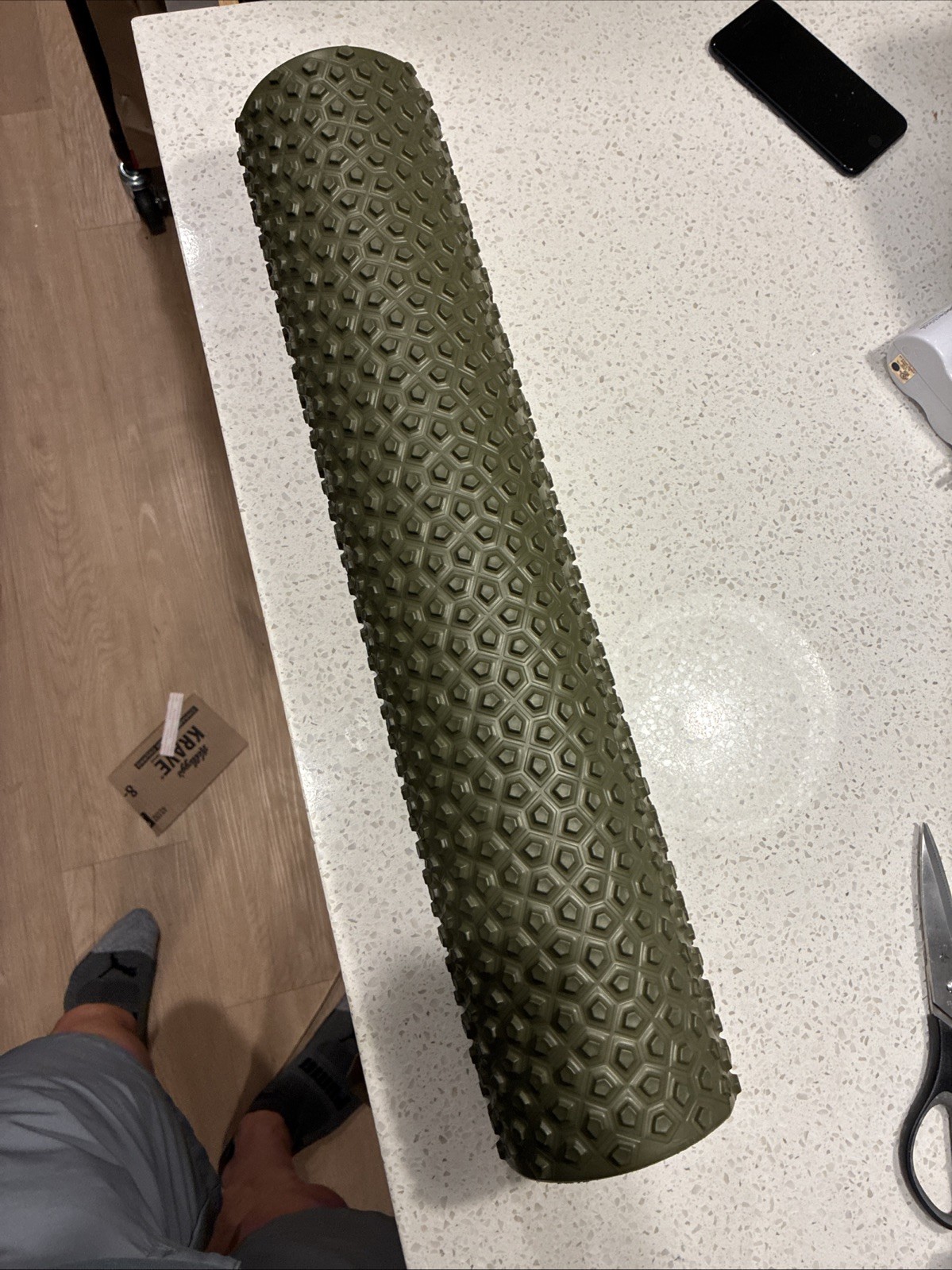 RumbleRoller Gator Foam Roller -  Muscle Optimized For Cross Frictional Back