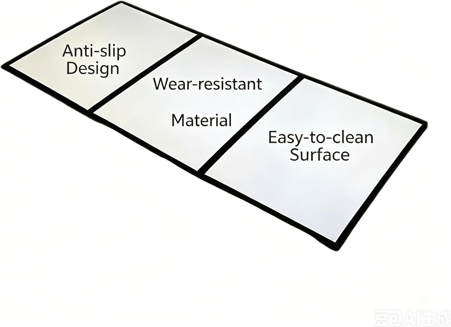 Magic Three Way Mirror Shatterproof - Foldable Close-Up...