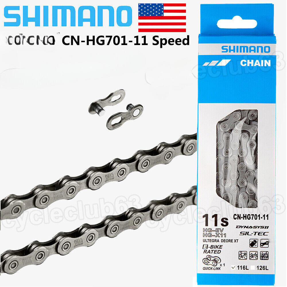 Shimano Ultegra CN-HG701 11-Speed Chain Quick Link 116 Links MTB E-Bike XT NEW