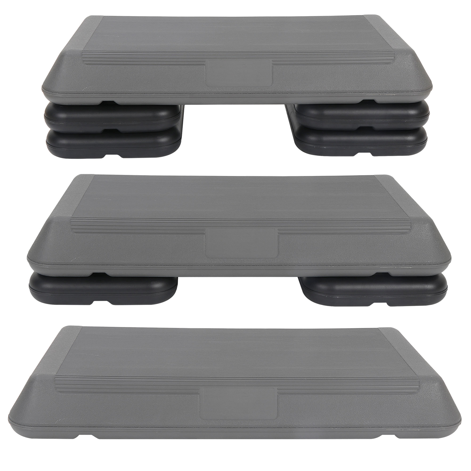 28" Aerobic Step Trainer Exercise Non-Slip Surface Platform Stepper Adjustable
