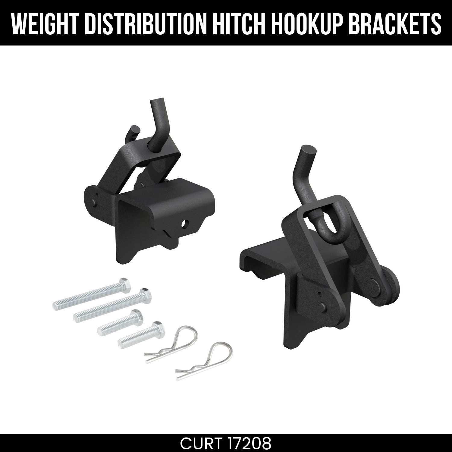 CURT Frame Bracket Hookup Bracket Replacement for Weight Distribution Hitch