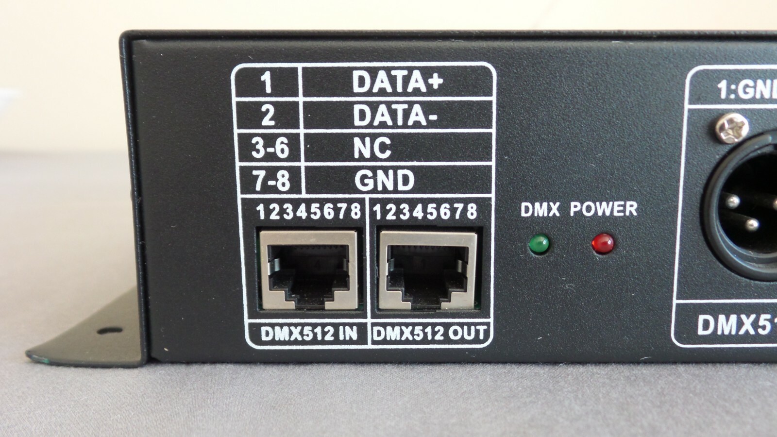 24 CH Channel DMX512 Decoder DC 12V-24V Lighting System Black