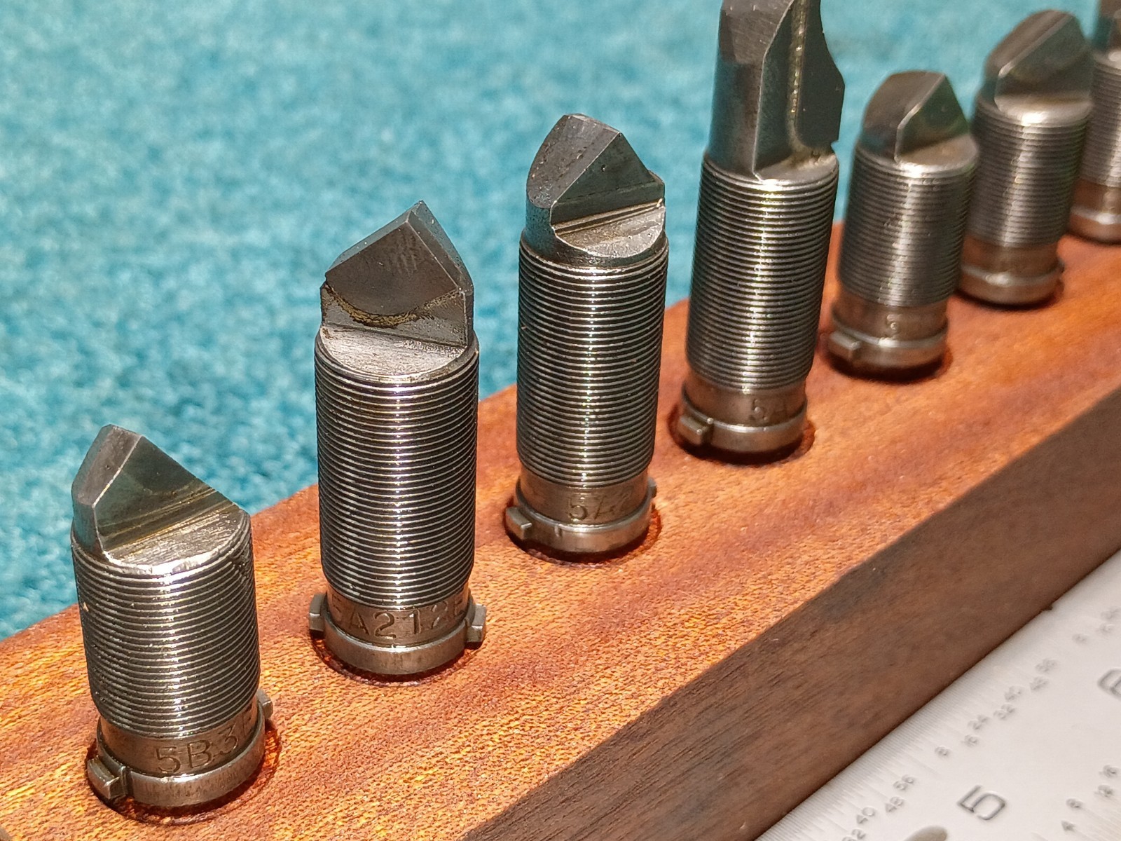 Devlieg 1/2" Assorted Carbide Cartridge Lot 5A, 5B Series