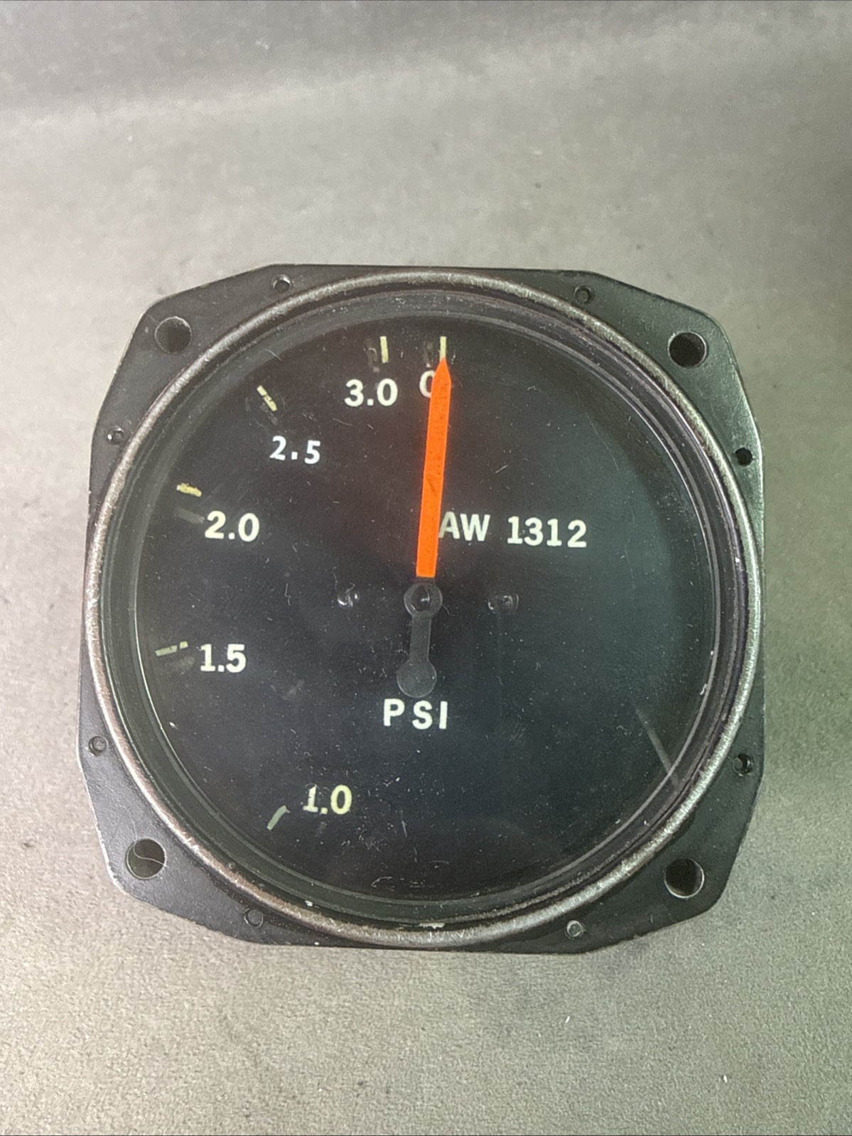 KOLLSMAN INDICATOR AW 1312 KNOTS Model AN5861T2 1296U-4-0206