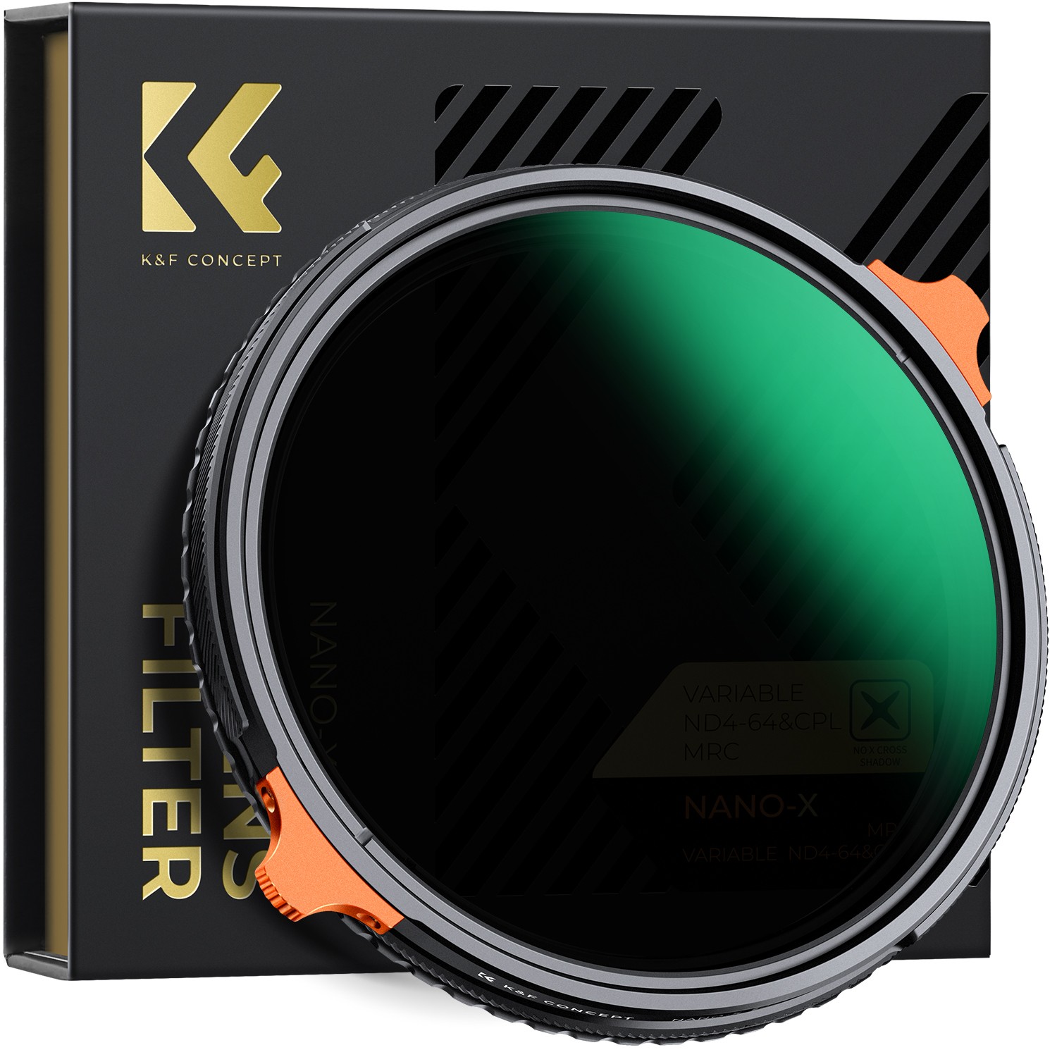 K&F CONCEPT ND4-64 &CPL Filter 2in1 28 Multi-Coated 49/52/55/67/77/82mm(Nano-X)