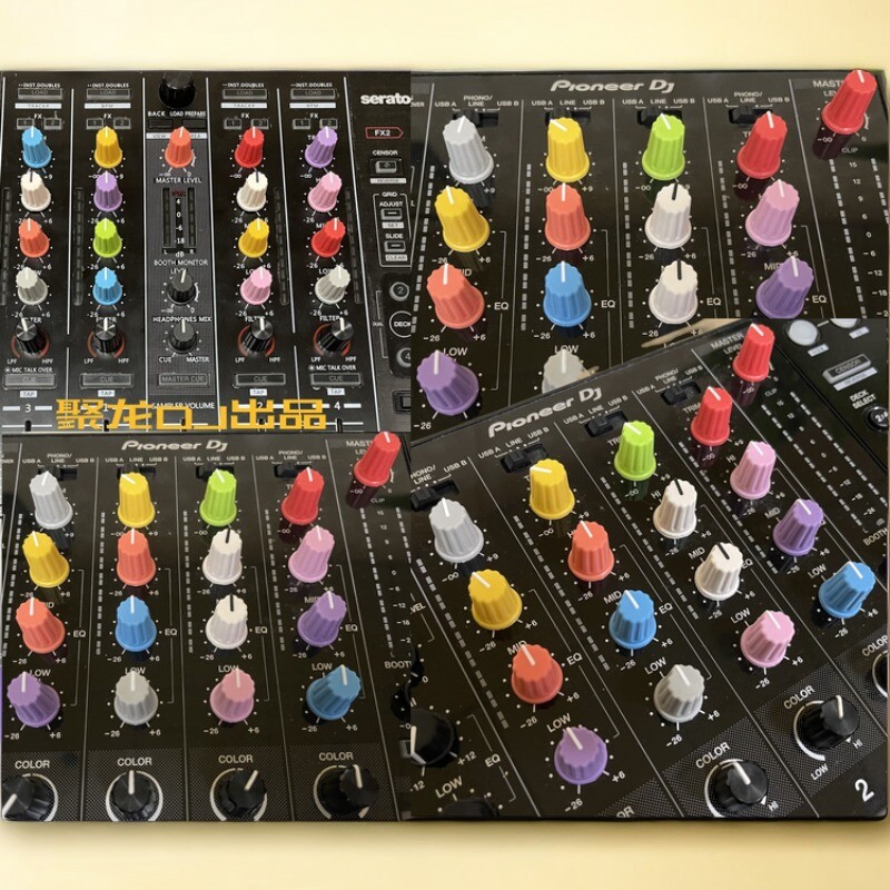 Multicolor Knob Caps EQ for Pioneer DDJ-1000 800 DDJ-1000SRT XDJ-RR Controller