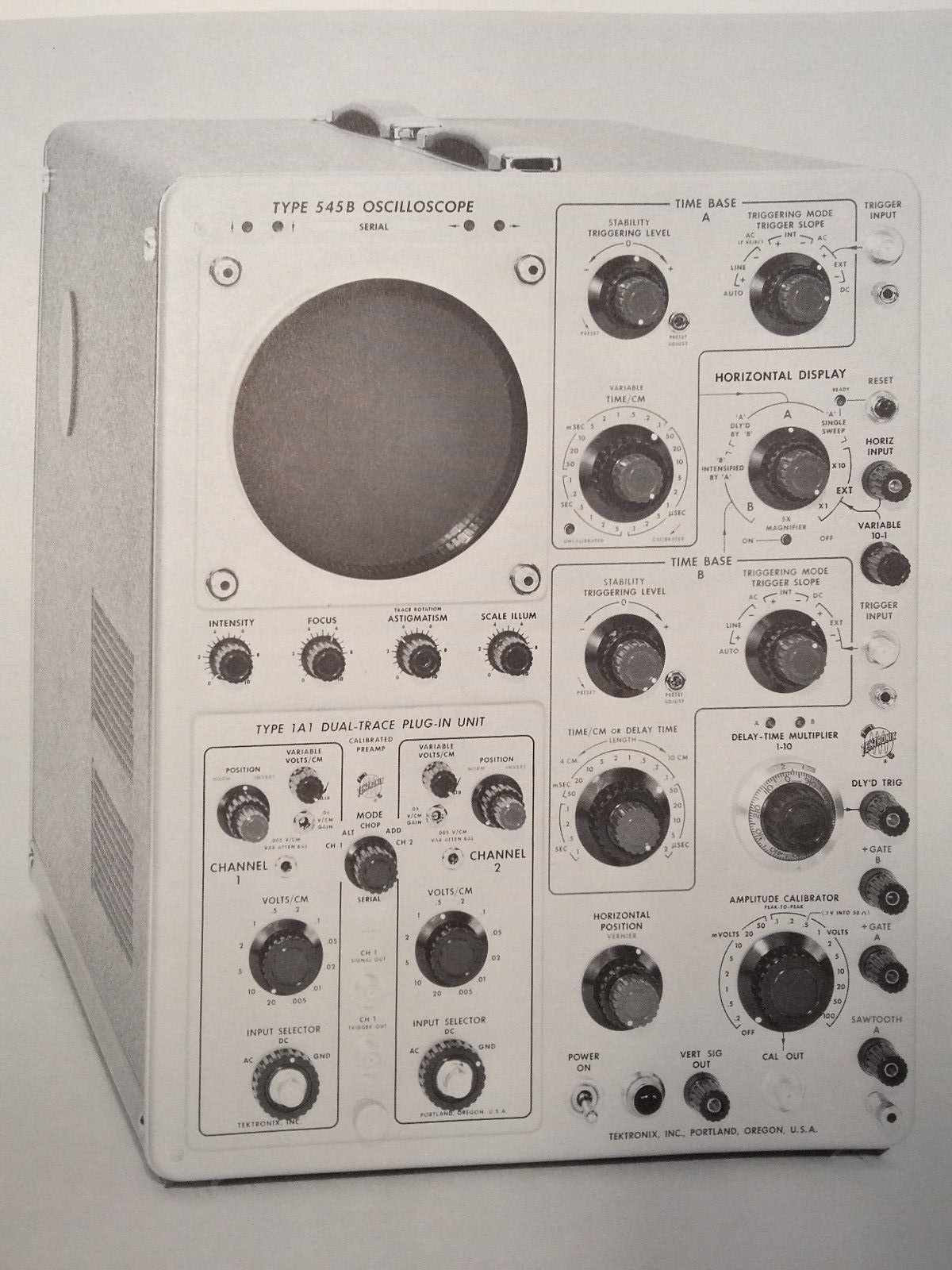 Tektronics 545B Instruction & Maintenance Manual