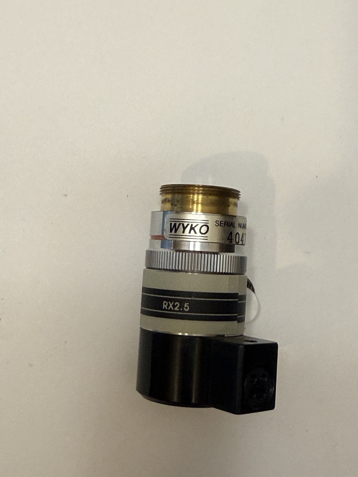 WYKO RX2.5 2.5x Objective Interferometry Interferometer Profile Microscope