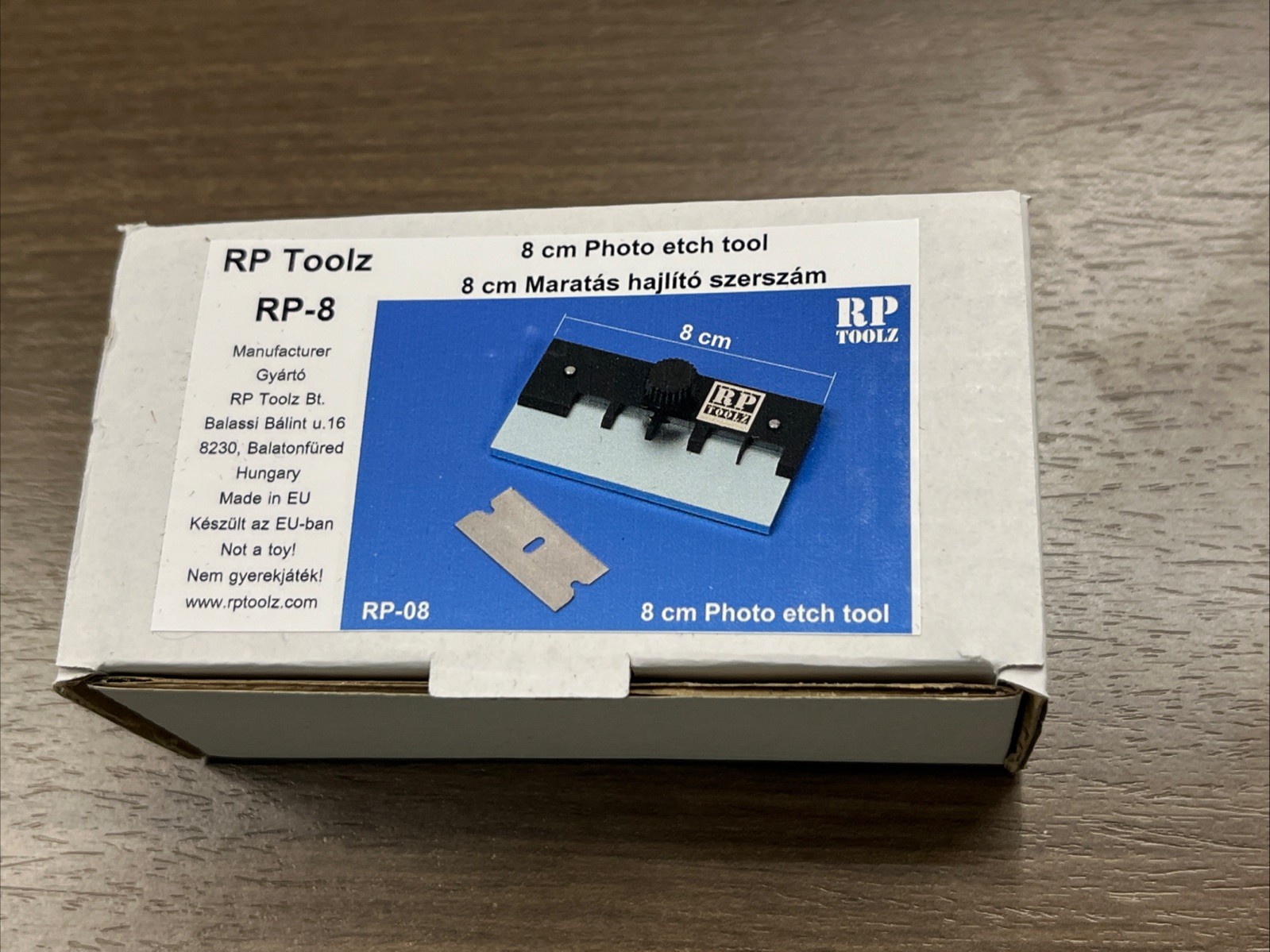 RP Toolz #RP-08 Photo Etch Bending Tool 8cm 6216