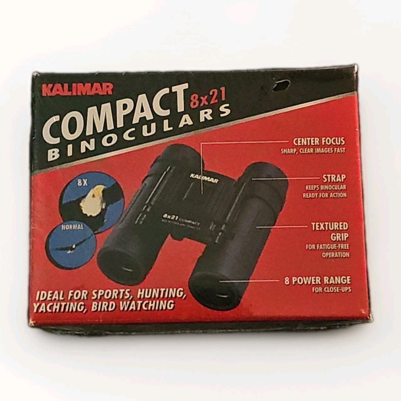 New Kalimar Compact Binoculars 8 X 21  - 8 Power Binoculars Sports Hunting