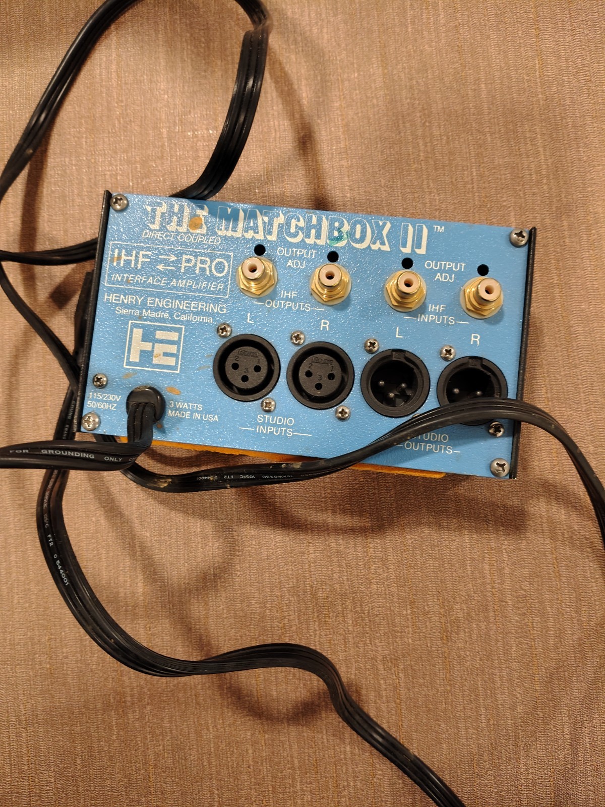 UNTESTED The Matchbox II IHF-Pro Stereo Matching Interface Amp