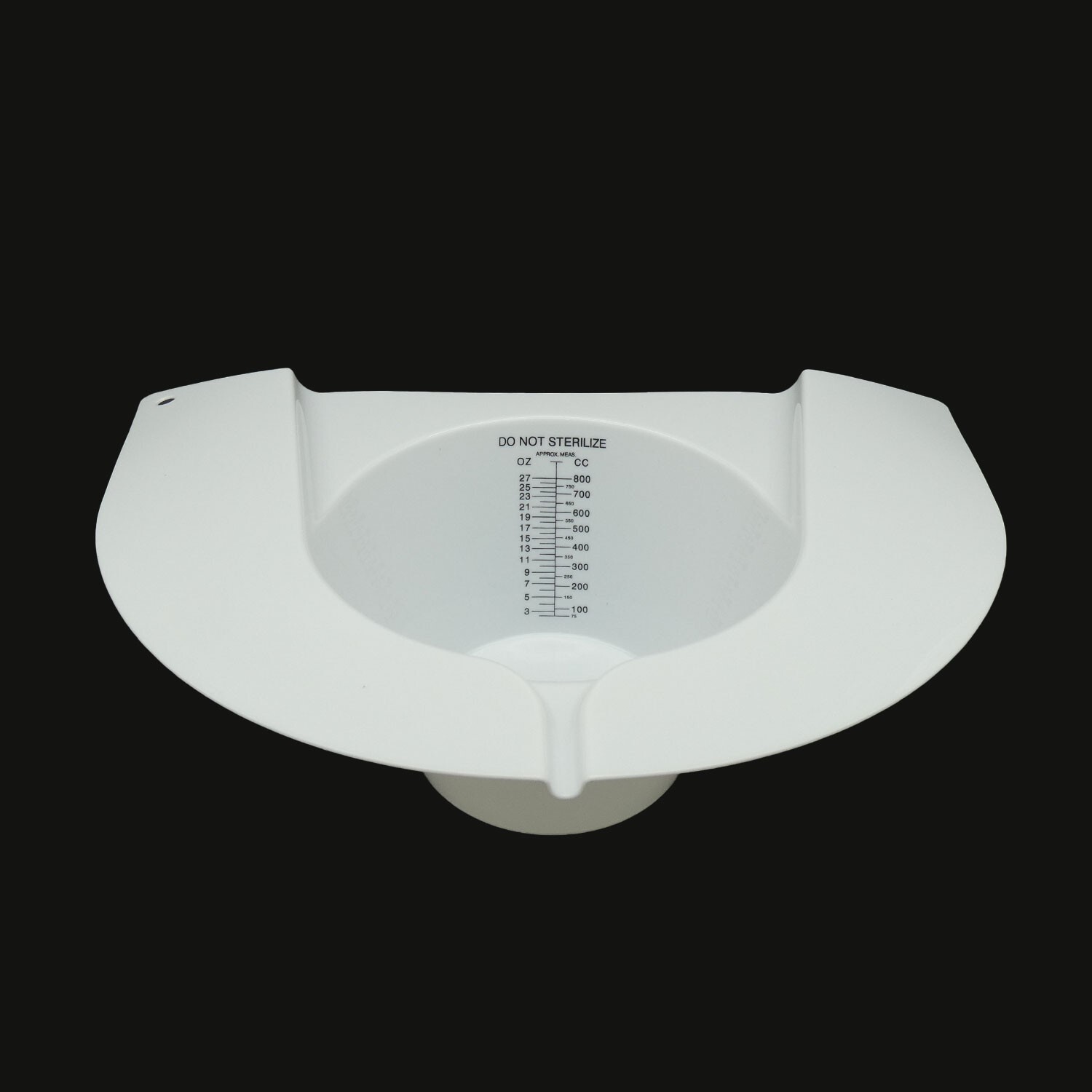 Graduated Urine Collection Pans for Nursing & Toilets - 50-Pack