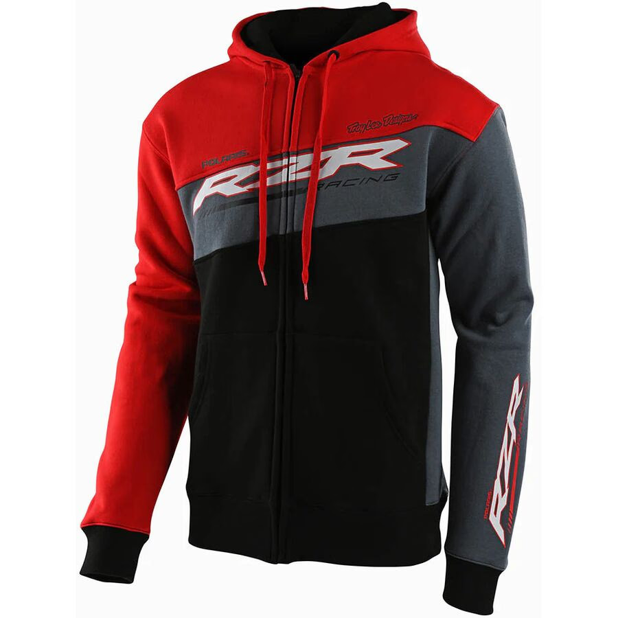 Troy Lee Designs Polaris RZR Zip Hoody - Black/Red, Small 707842002
