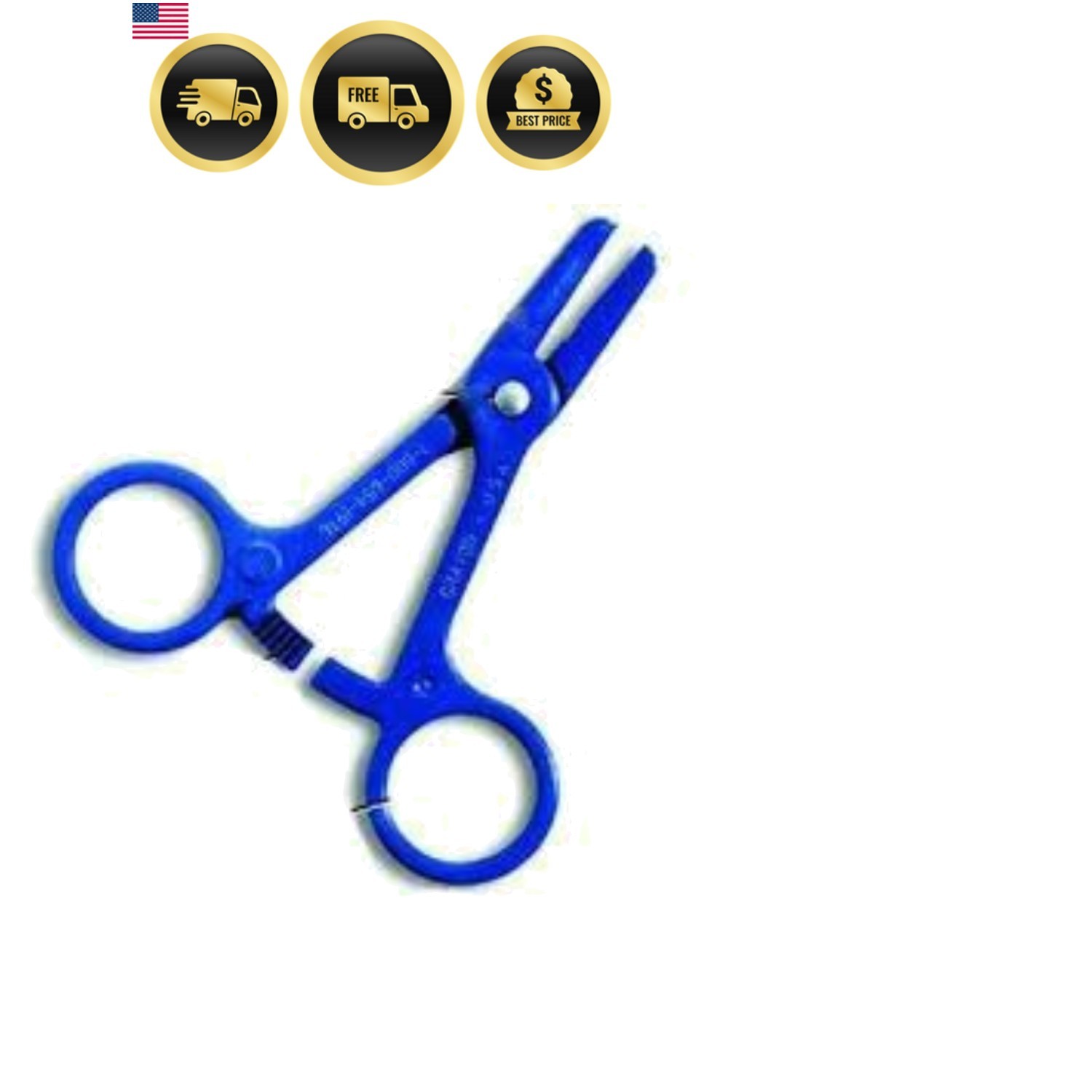 Dravon Plastic Occluding Tube Clamp Hemostat - 1 Each / Each