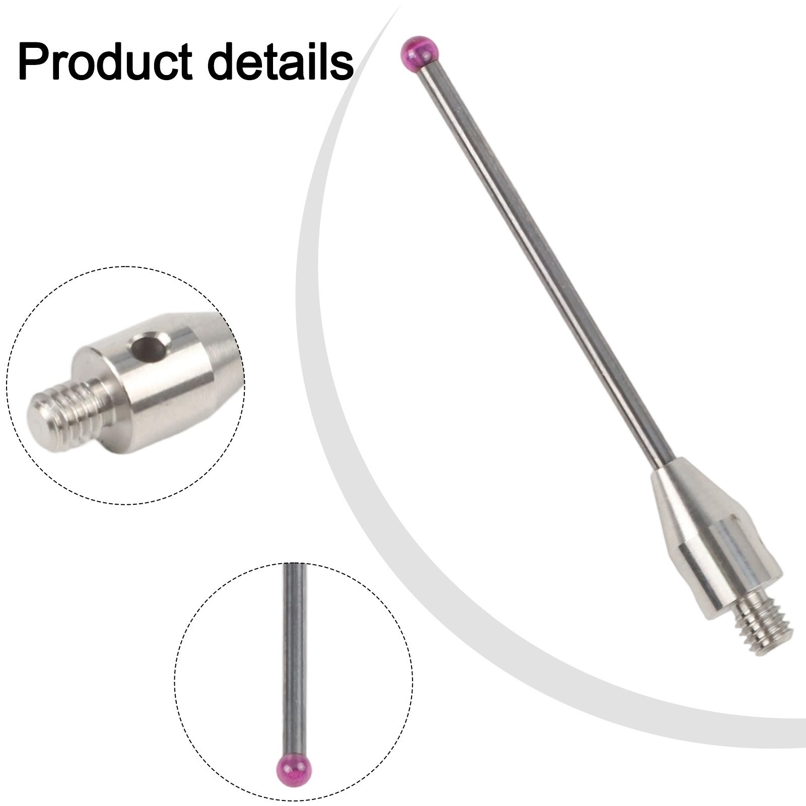Cmm Touch Probe Stylus Ceramic Stem Thread 3mm Tip 50mm Long A-5003-3680