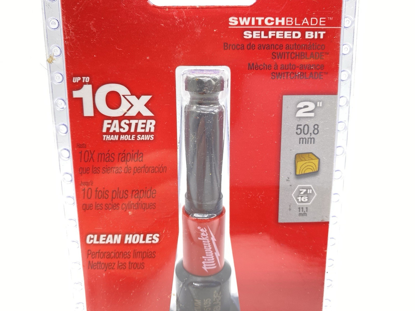 Milwaukee 48-25-5135 2-Inch Switchblade Selfeed Bit