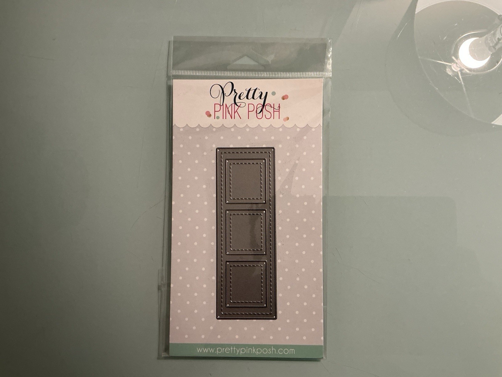 Pretty Pink Posh “Stitched Film Strip” Steel Cutting Die (New)