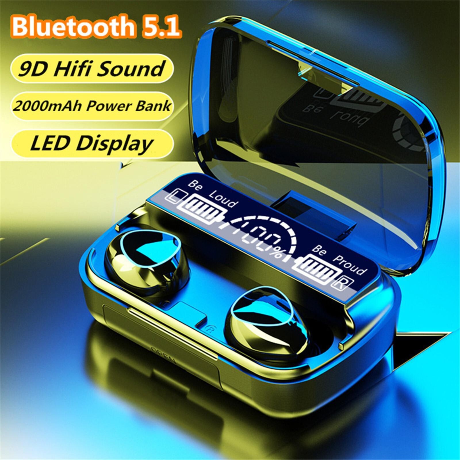 Premium Bluetooth 5.1 Wireless Ear Buds Pods fit Apple iphone & Android *NEW* 🎧