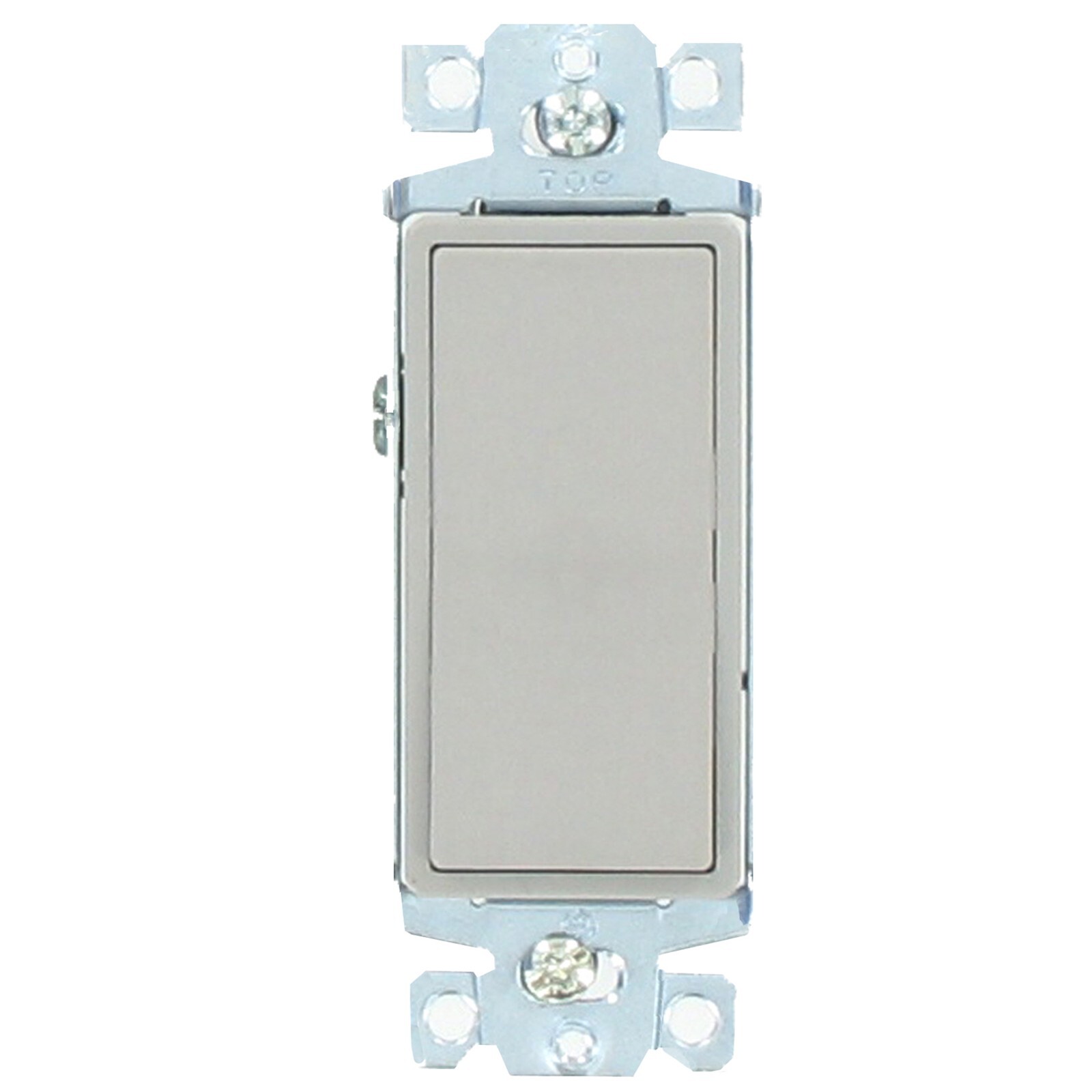 LoT 5 GE 3-Way 15A Designer Decora Wall Switches Gray 120-277V