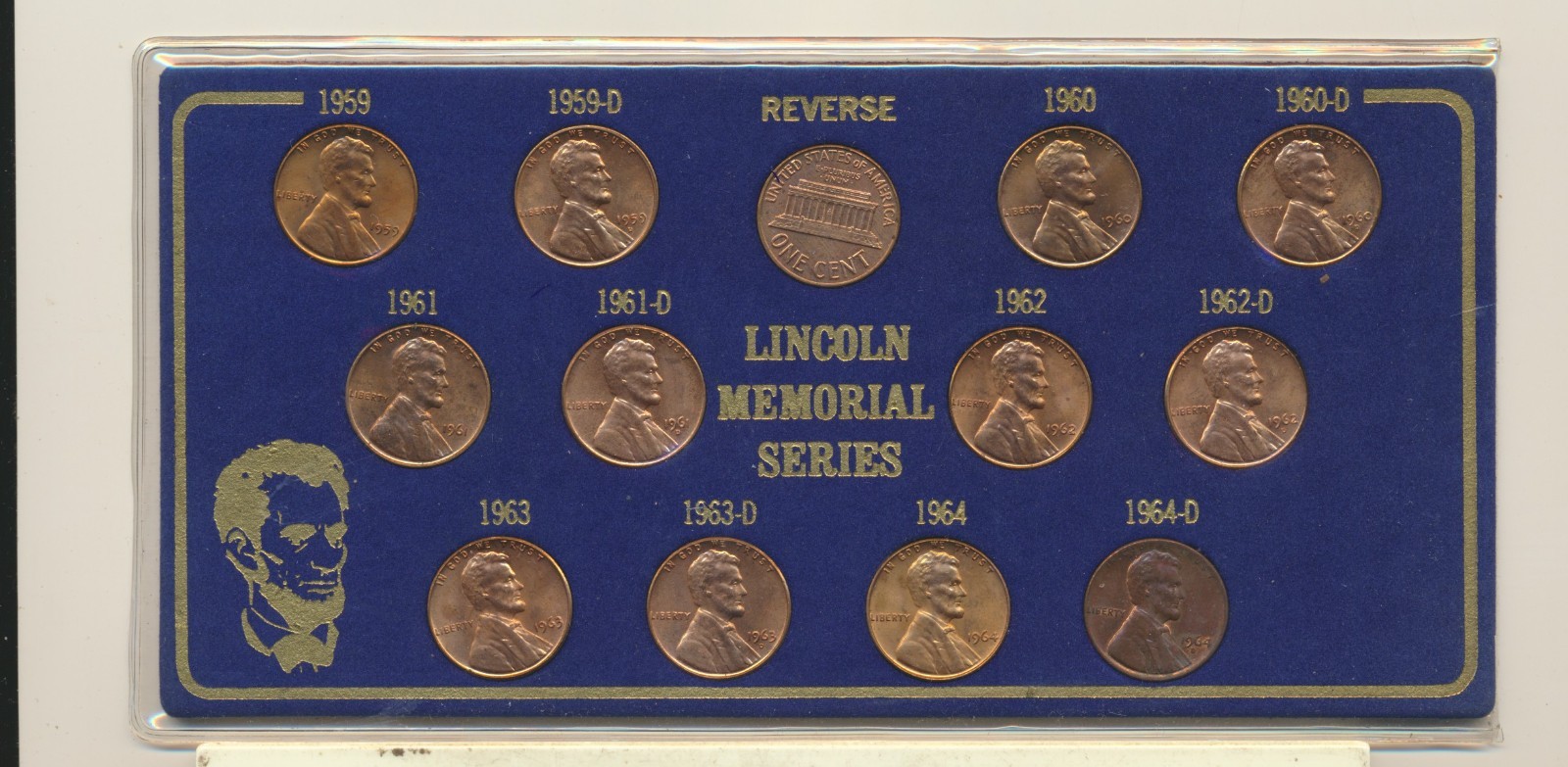LINCOLN MEMORIAL SERIES 1959 TO 1964 (13 Cents Philly & Denver) UNC