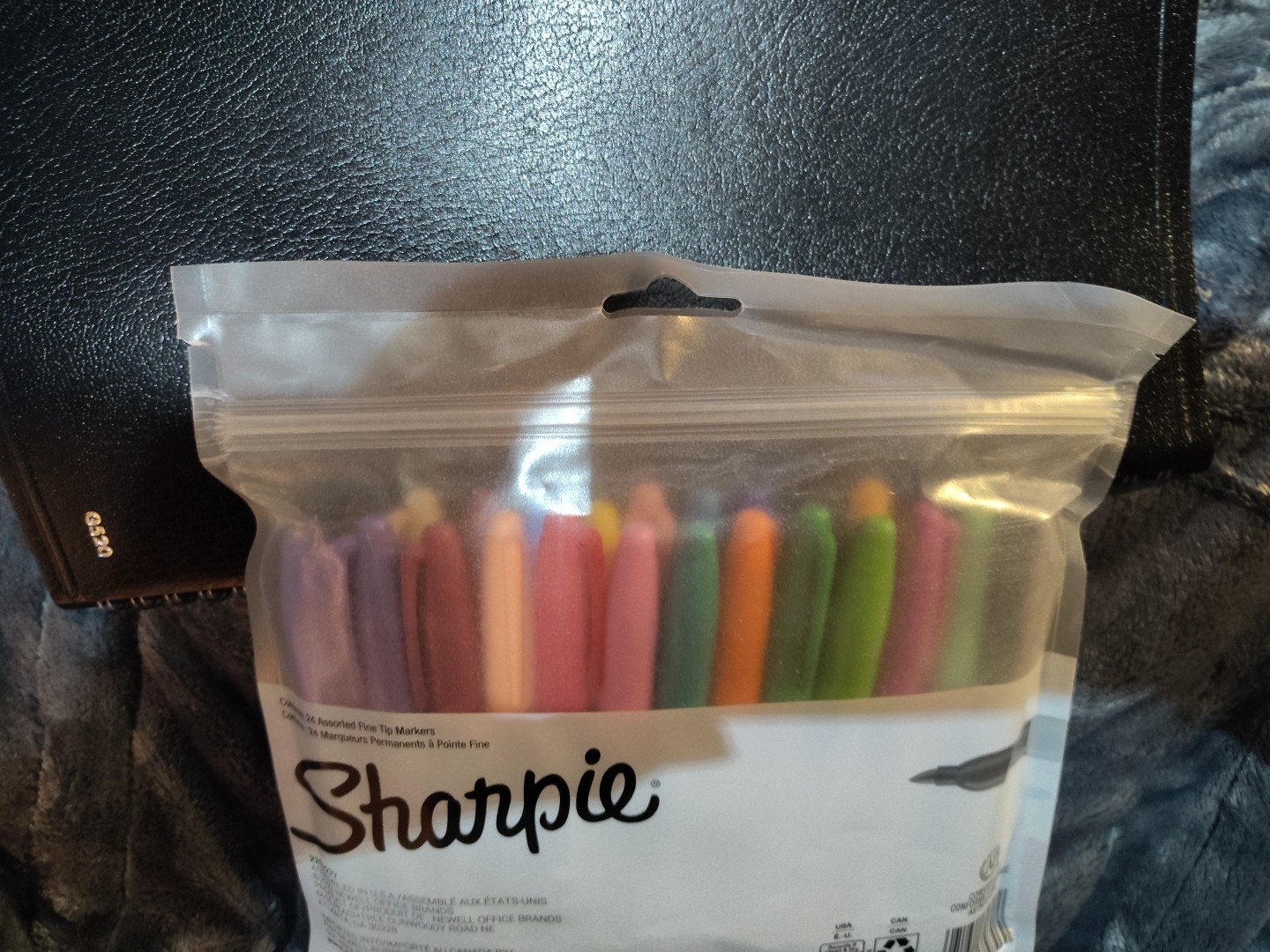 Sharpie: Permanent Markers, Fine Point, Assorted Colors, 24 Count