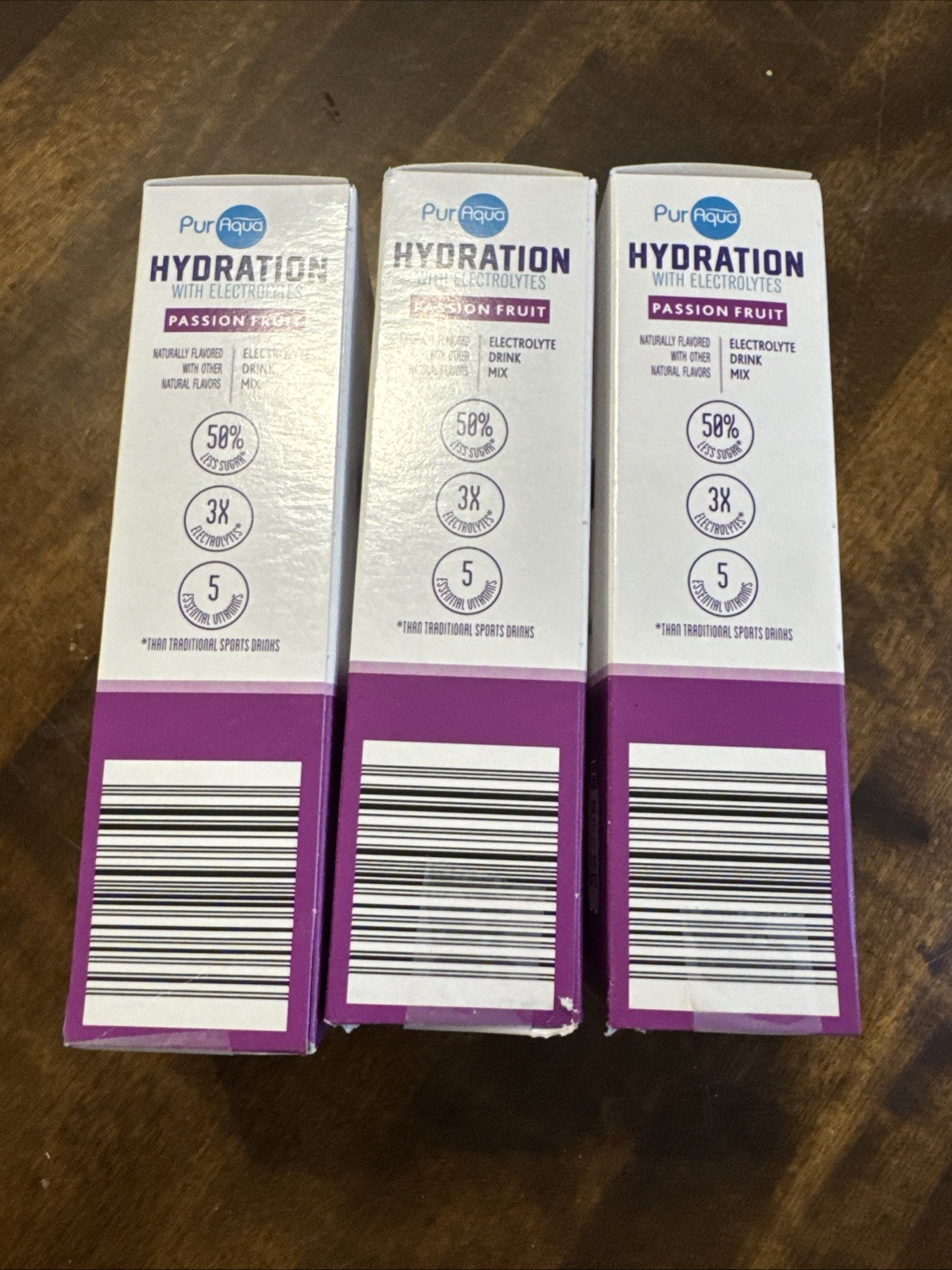 3 Pack Passion Fruit Hydration with Electrolytes Refreshing & Replenishing 18 Pk