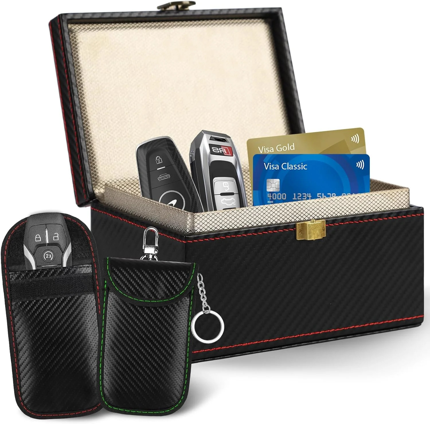 Faraday Box for Car Keys with 2 Faraday Bags, Signal Blocking | Faraday shieldin