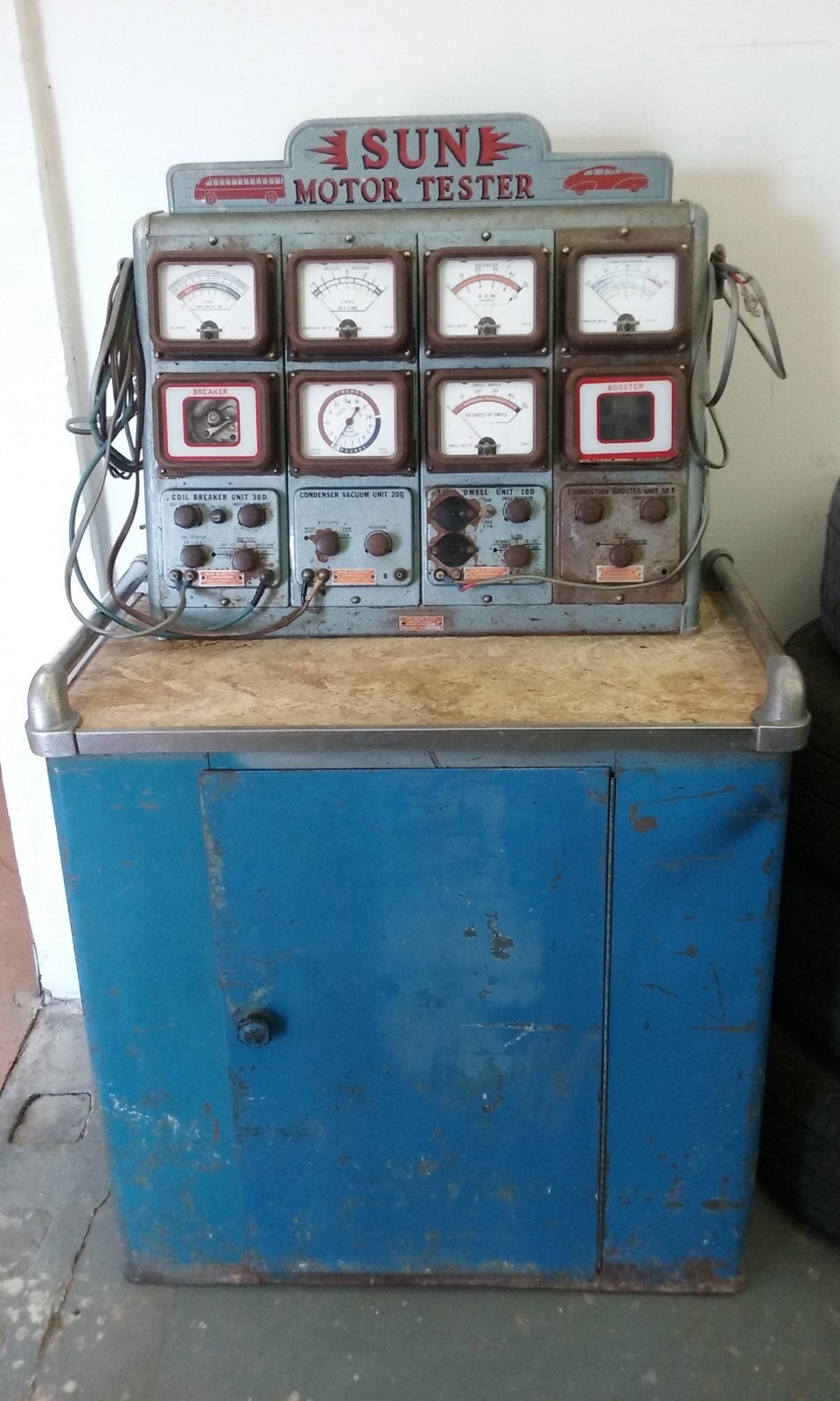 Vintage 1950s Sun Motor Tester Master Model MMT/ 48773